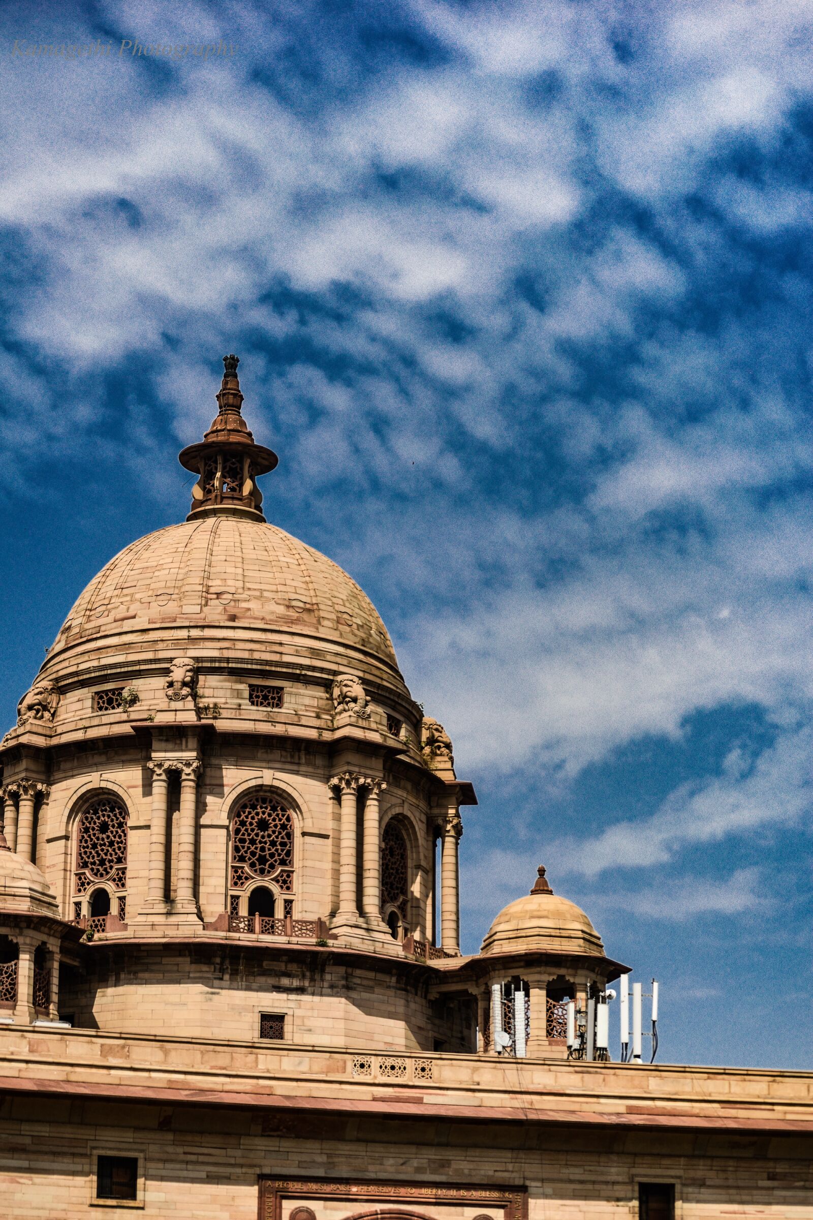 Nikon D5500 sample photo. Rastrapati bhavan, sky, blue photography