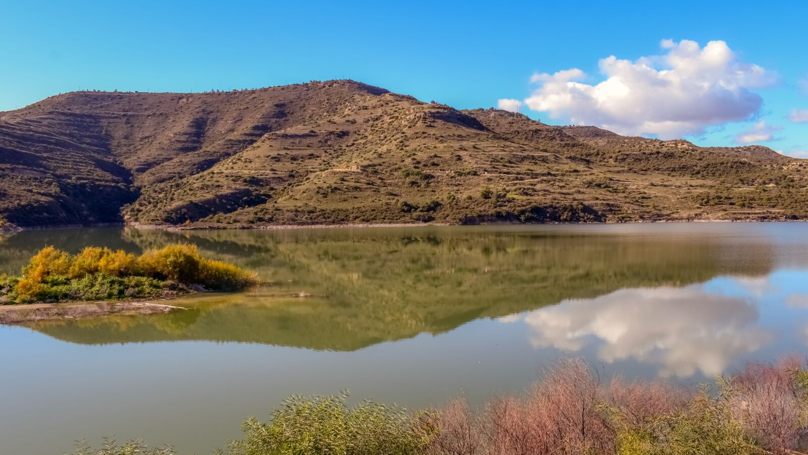 Nikon D3300 sample photo. Kouris dam, lake, landscape photography