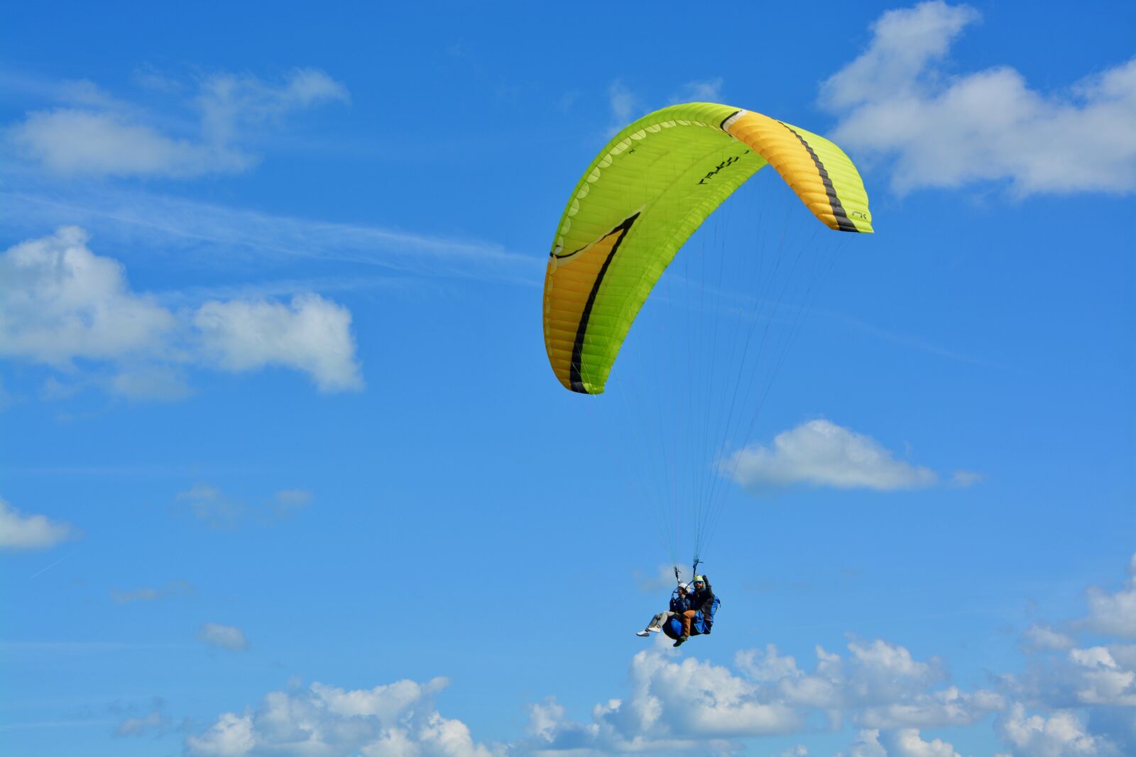 Nikon D5200 sample photo. Paragliding, paraglider, bi-place paraglider photography