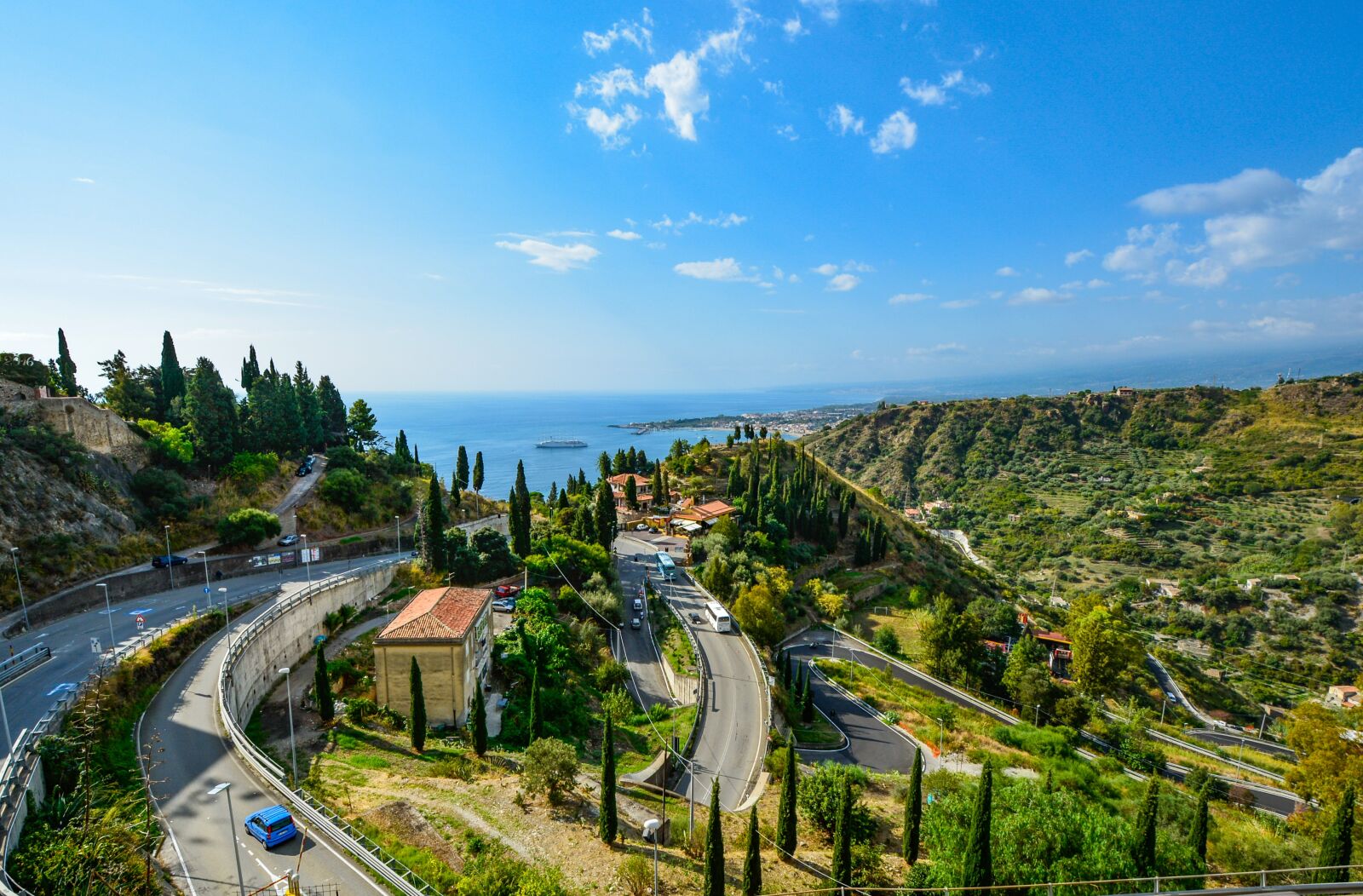 Nikon D5200 sample photo. Sicily, taormina, view photography