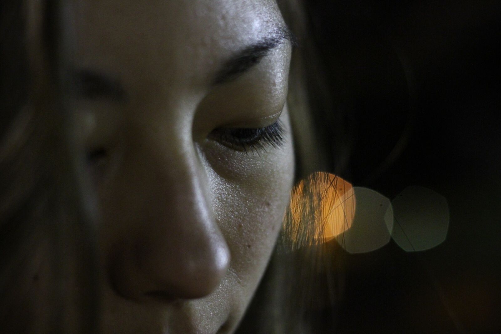 Canon EOS 7D sample photo. Pensive, eyelashes, thinking photography