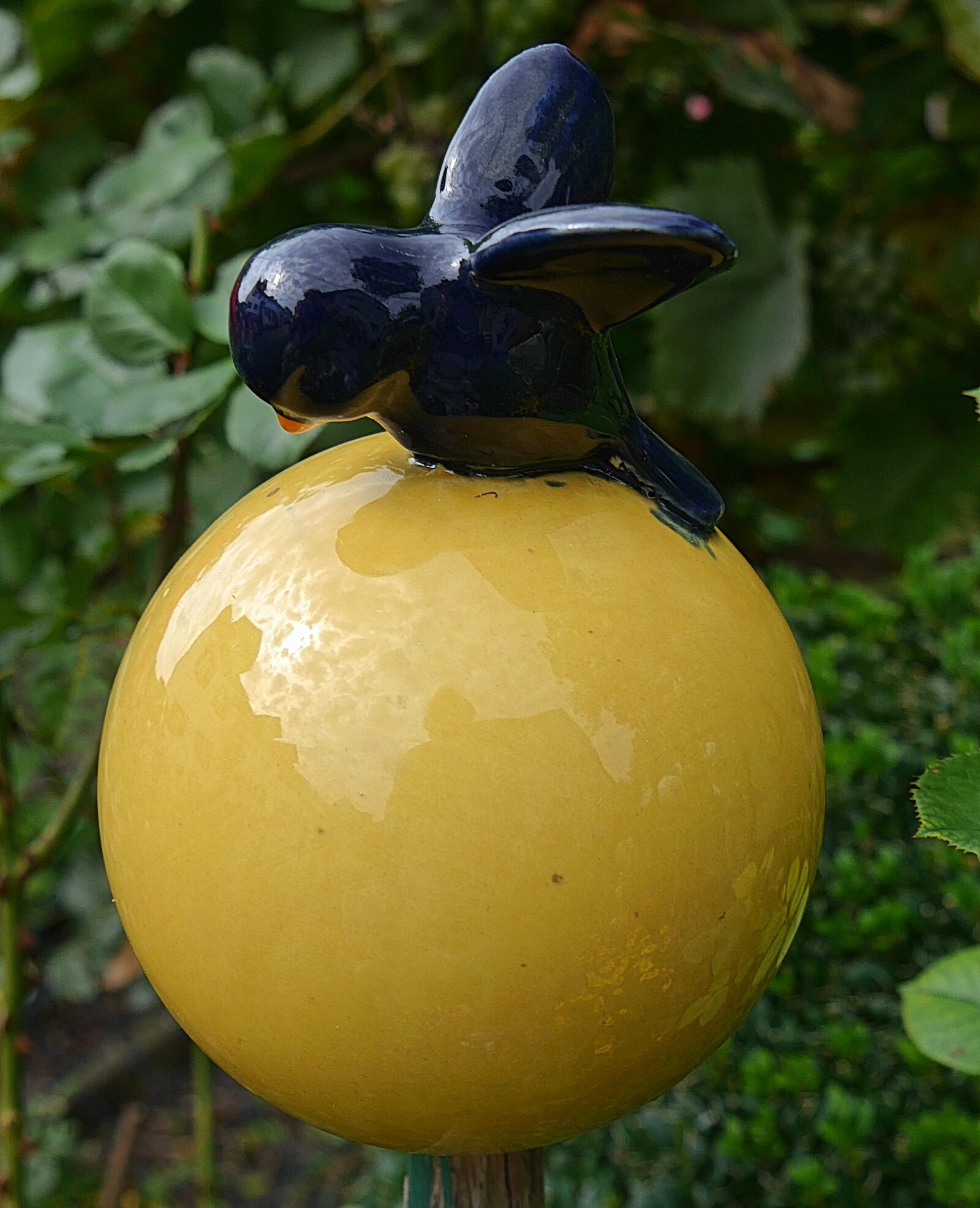Panasonic Lumix DMC-G6 sample photo. Garden globe, solid ball photography