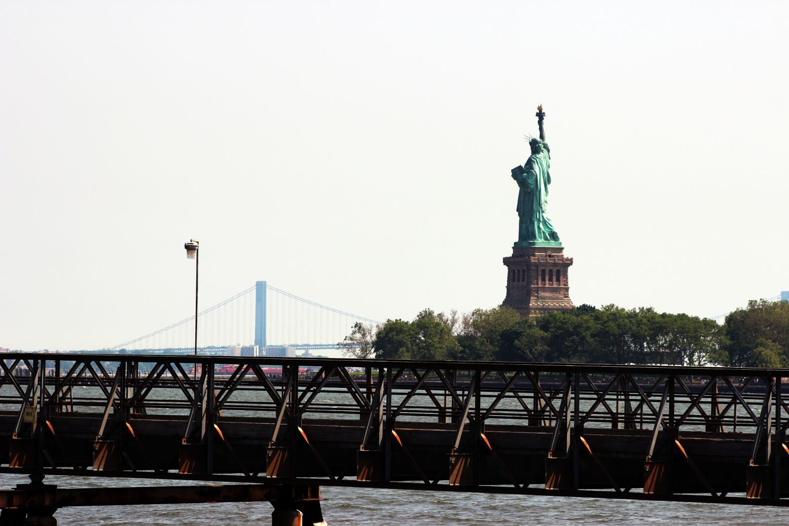 Canon EOS 600D (Rebel EOS T3i / EOS Kiss X5) + Canon EF 75-300mm f/4-5.6 sample photo. Statue of liberty, new photography