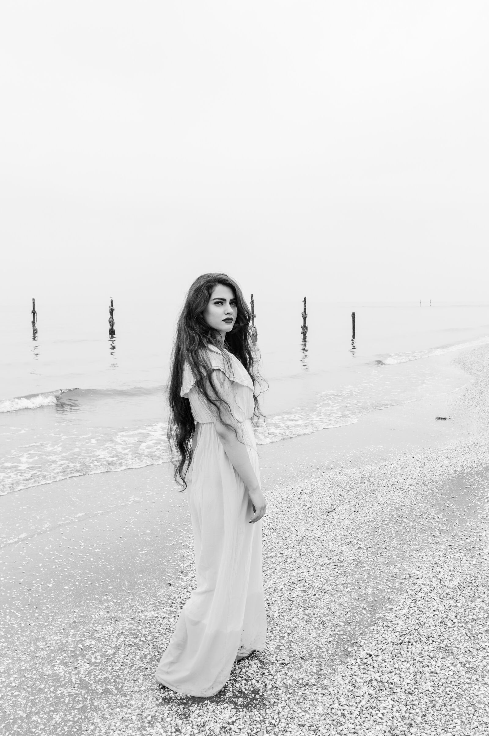 Nikon D3200 sample photo. Girl, sea, woman photography