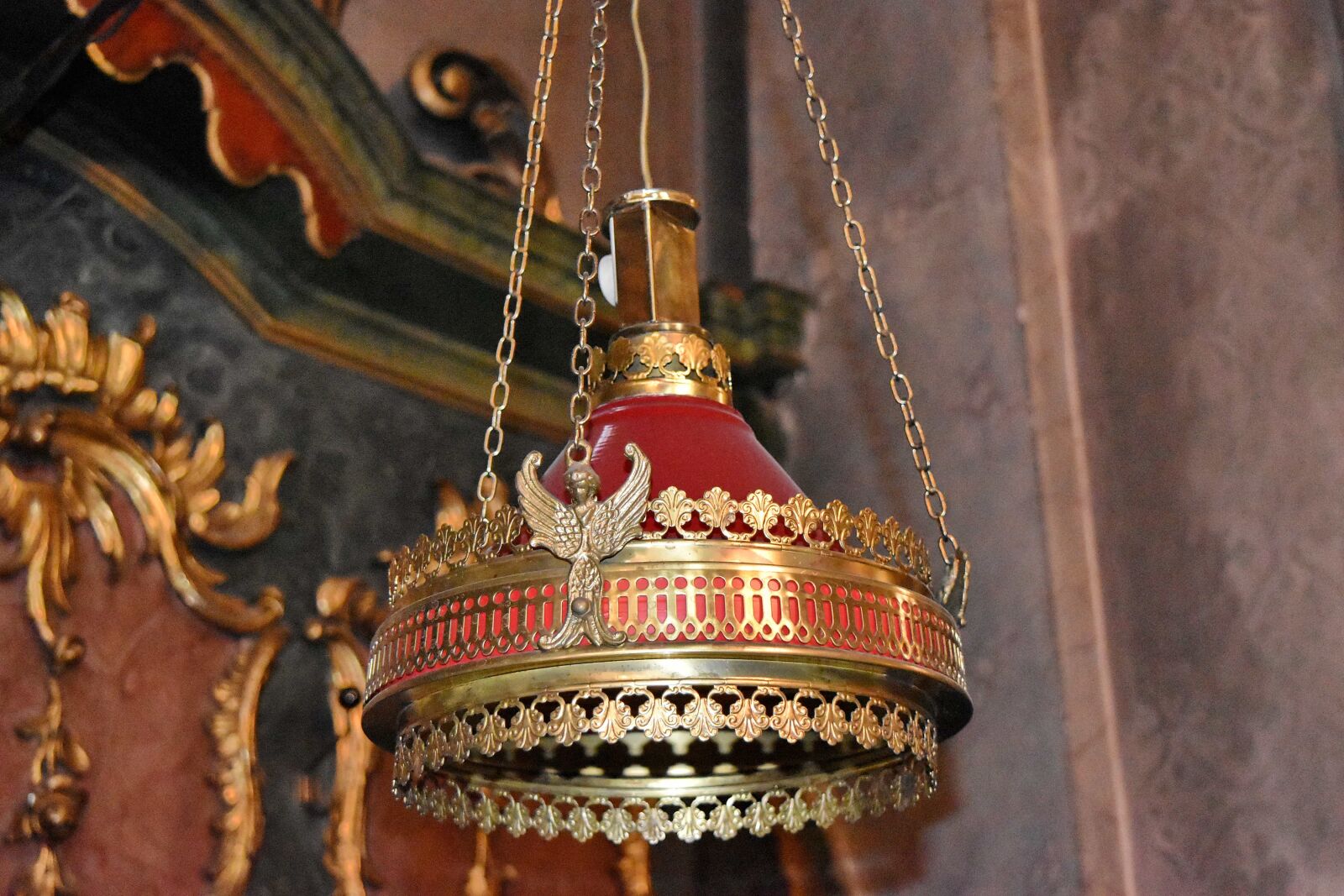 Nikon D5500 sample photo. Chandelier, ornament, gold, decoration photography
