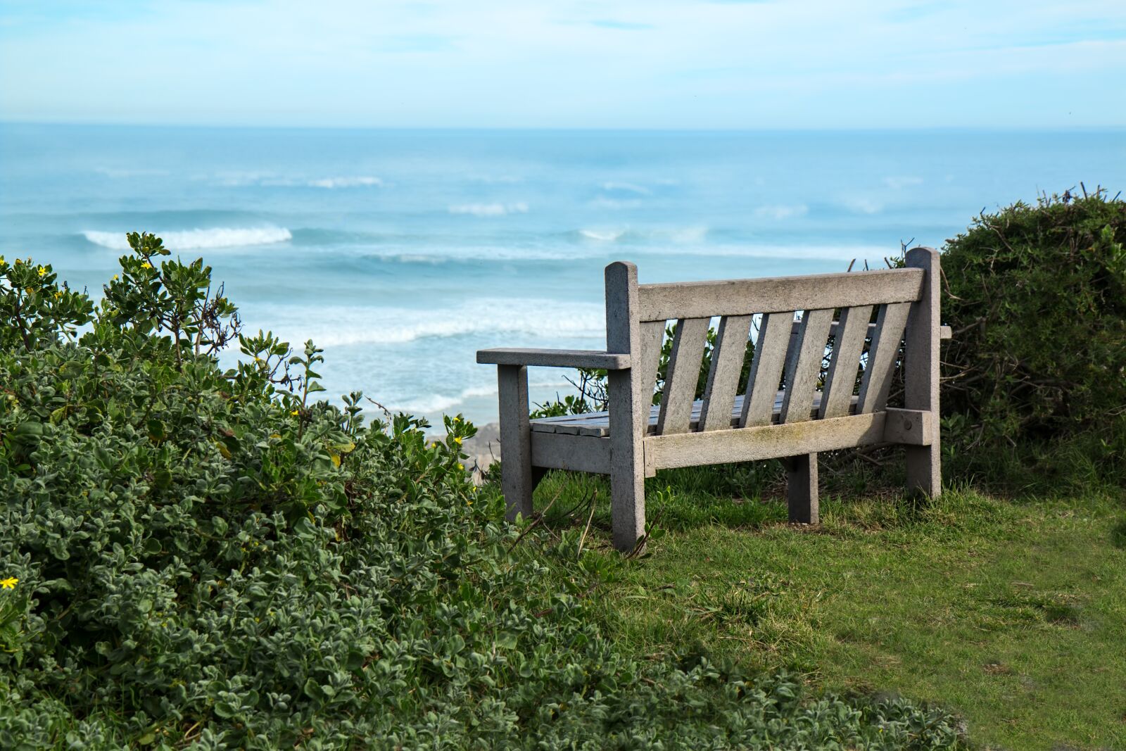 Canon EOS 70D sample photo. Bench, seaside, view photography