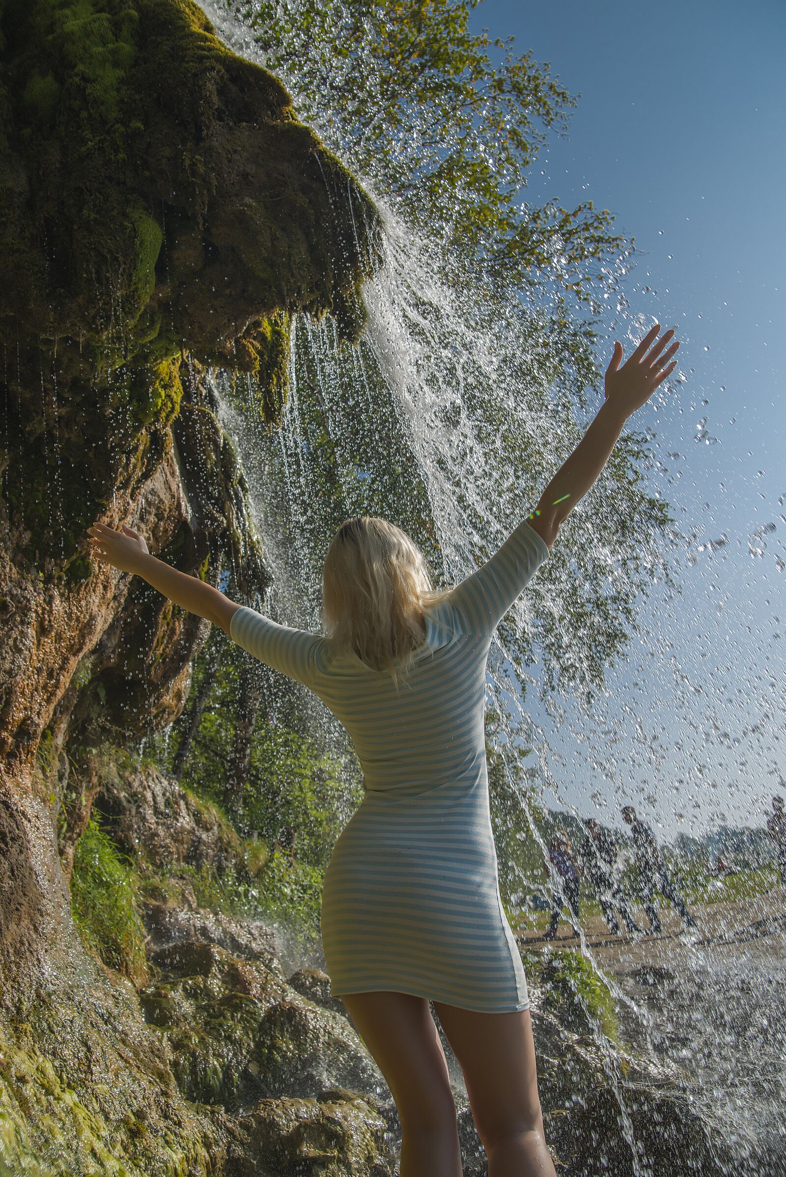 Nikon D800 sample photo. Parting, freedom, girl happy photography