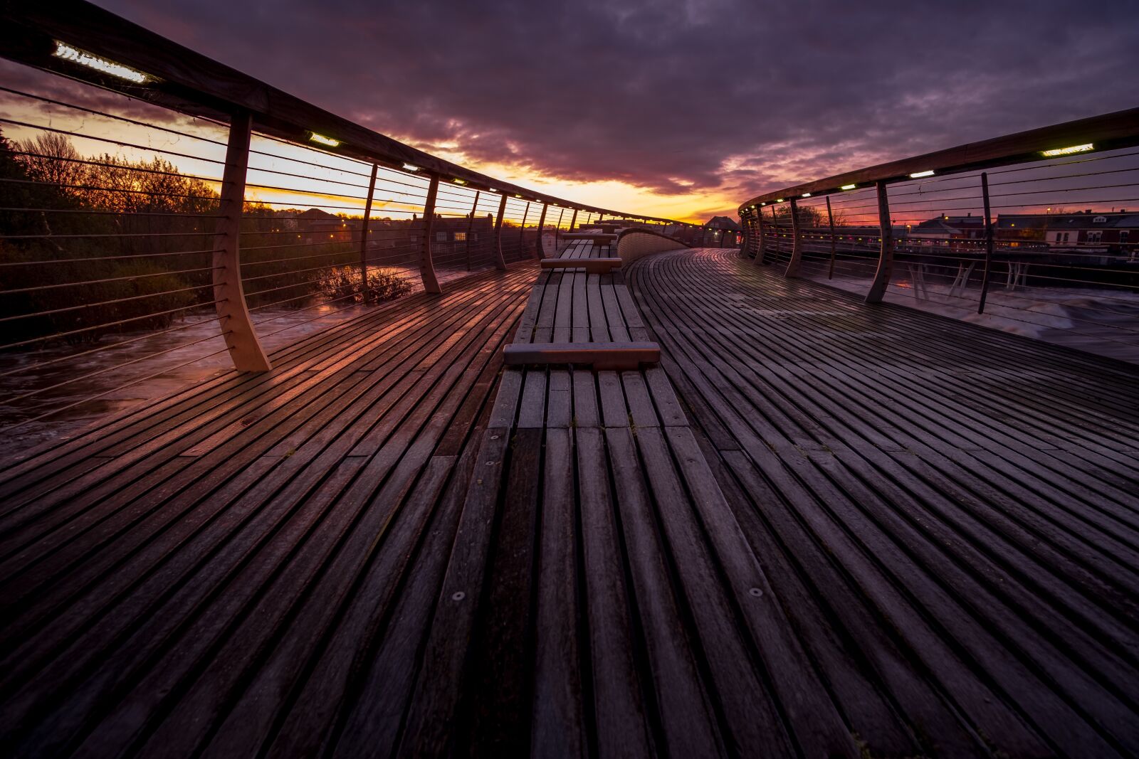 Fujifilm X-T2 sample photo. Millenium bridge, castleford, yorkshire photography
