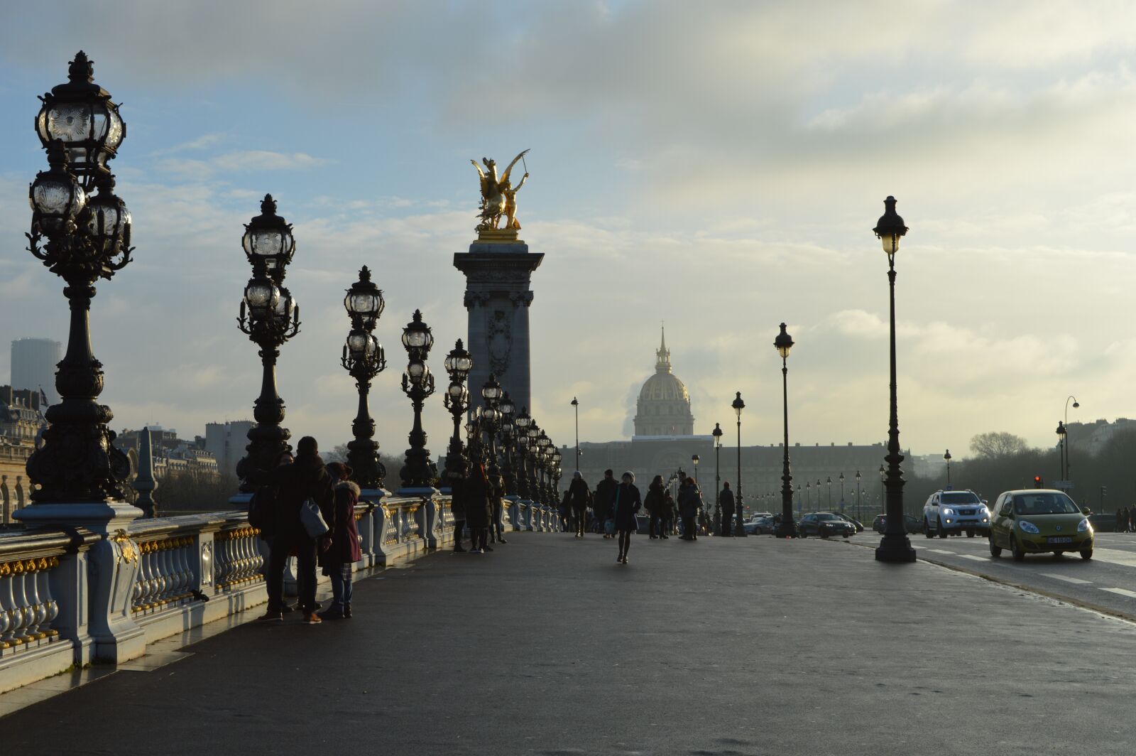 Nikon D3200 sample photo. Paris, bridge, sunset photography