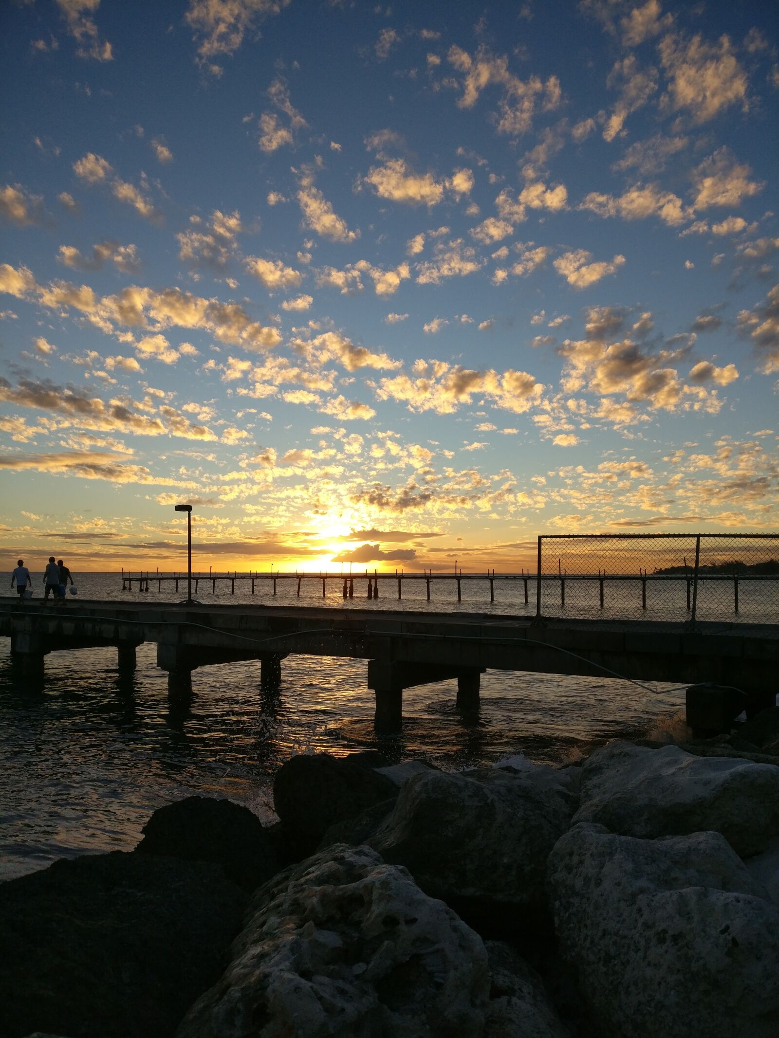 OnePlus A3003 sample photo. Barbados, oistins, sunset photography