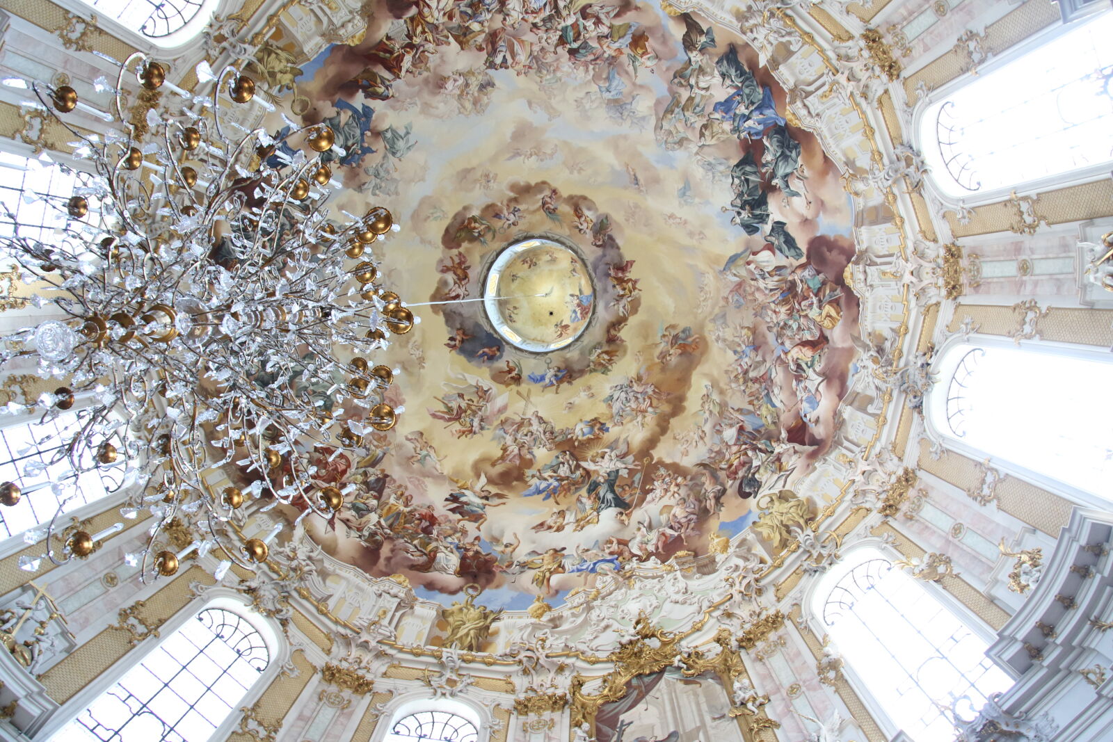 Canon EOS 7D Mark II sample photo. Cathedral, ceiling, chandelier, church photography