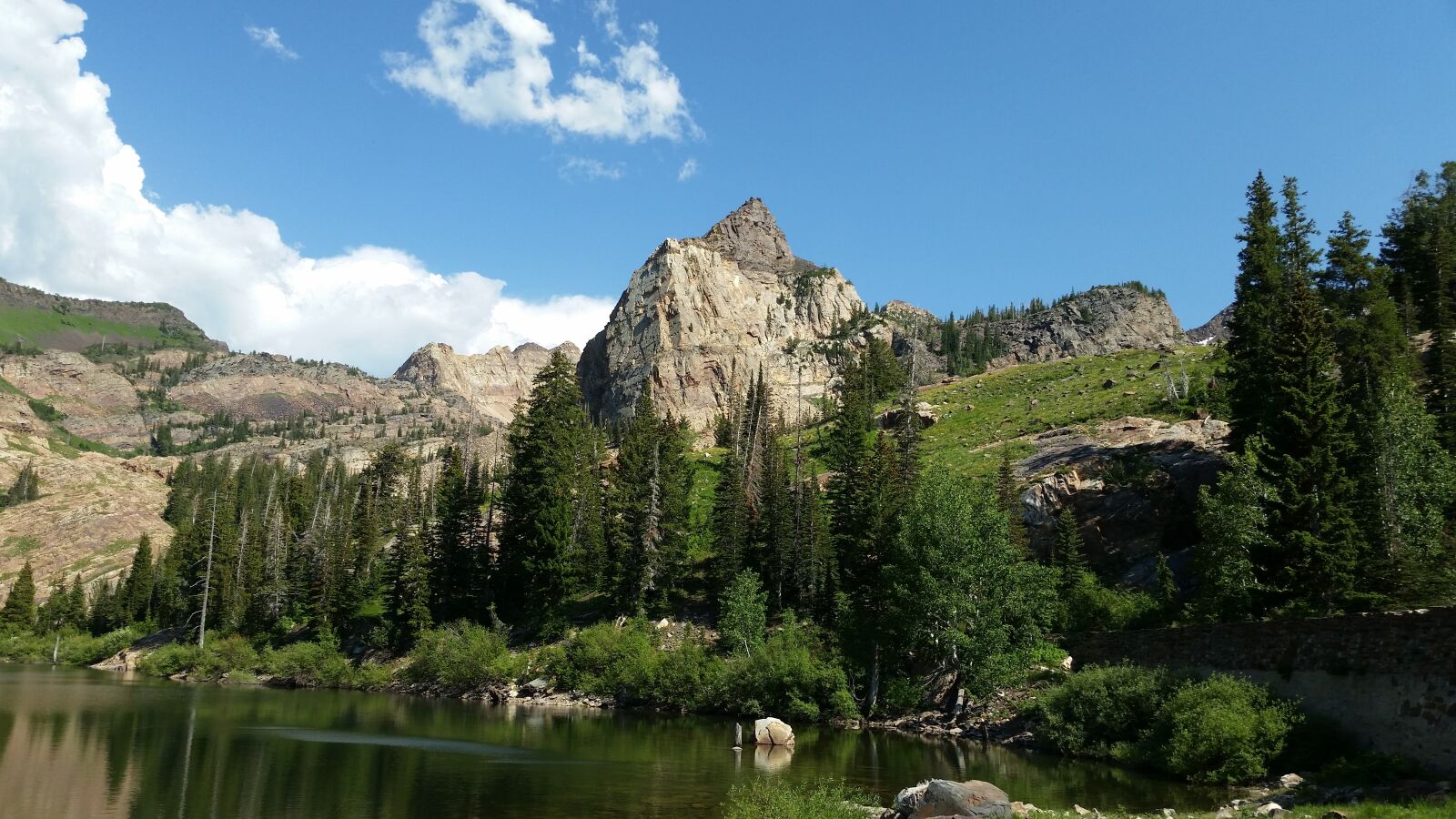 Samsung Galaxy S5 sample photo. Peak, sundial peak, lake photography