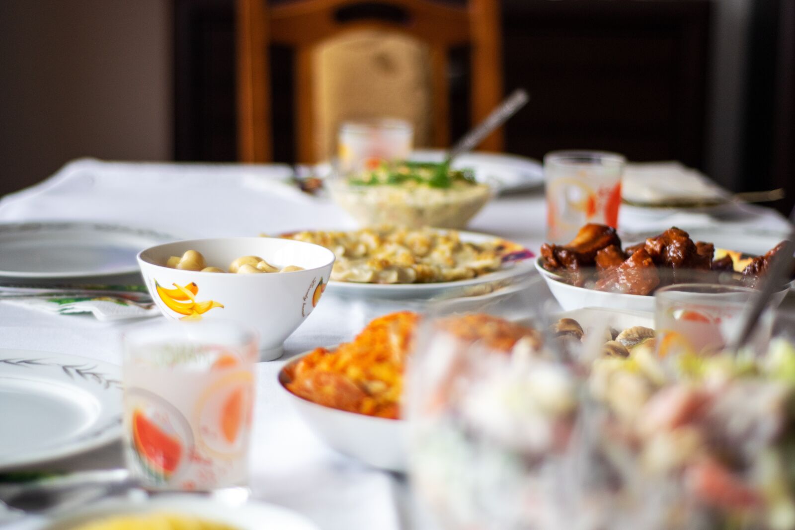 Nikon D5300 sample photo. Christmas eve, dining table photography