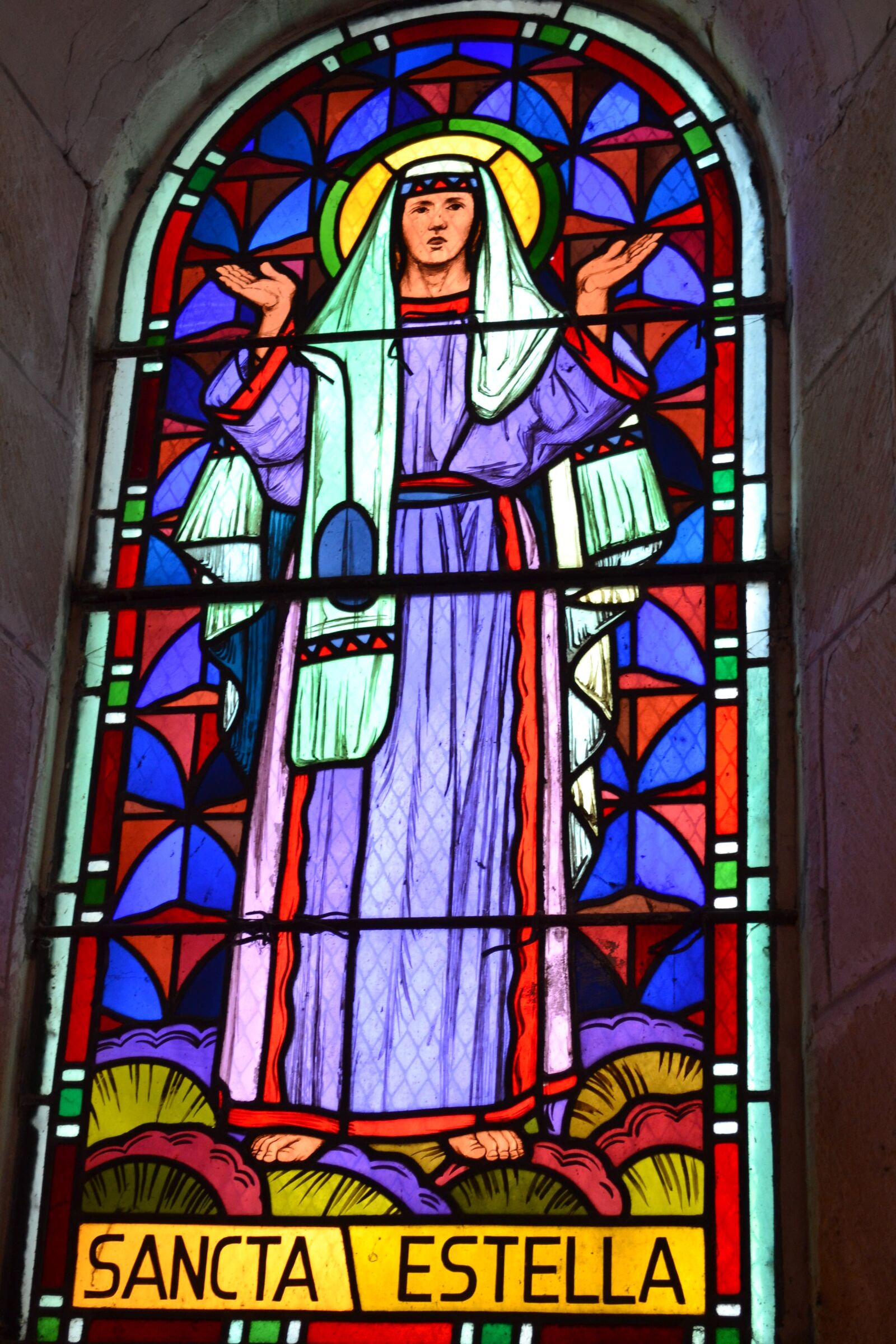 Nikon D3100 sample photo. Stained glass, woman, estelle photography