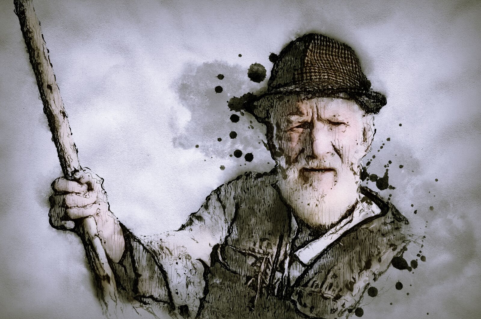 Nikon D5000 sample photo. Man, old, fisherman photography
