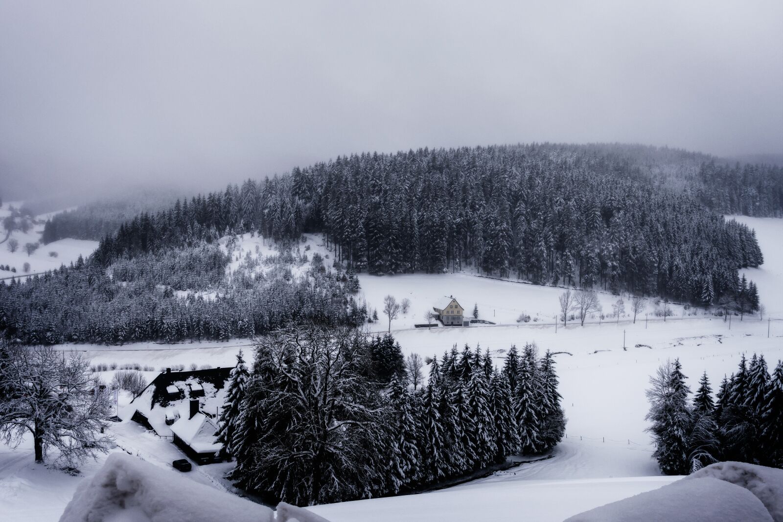 Nikon D3300 sample photo. Black forest, winter, landscape photography