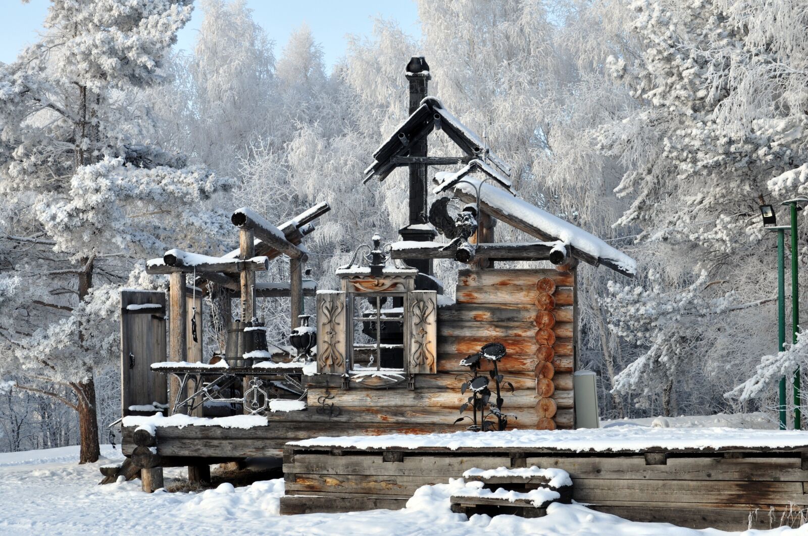 Nikon D5000 sample photo. Siberia, snow, winter photography