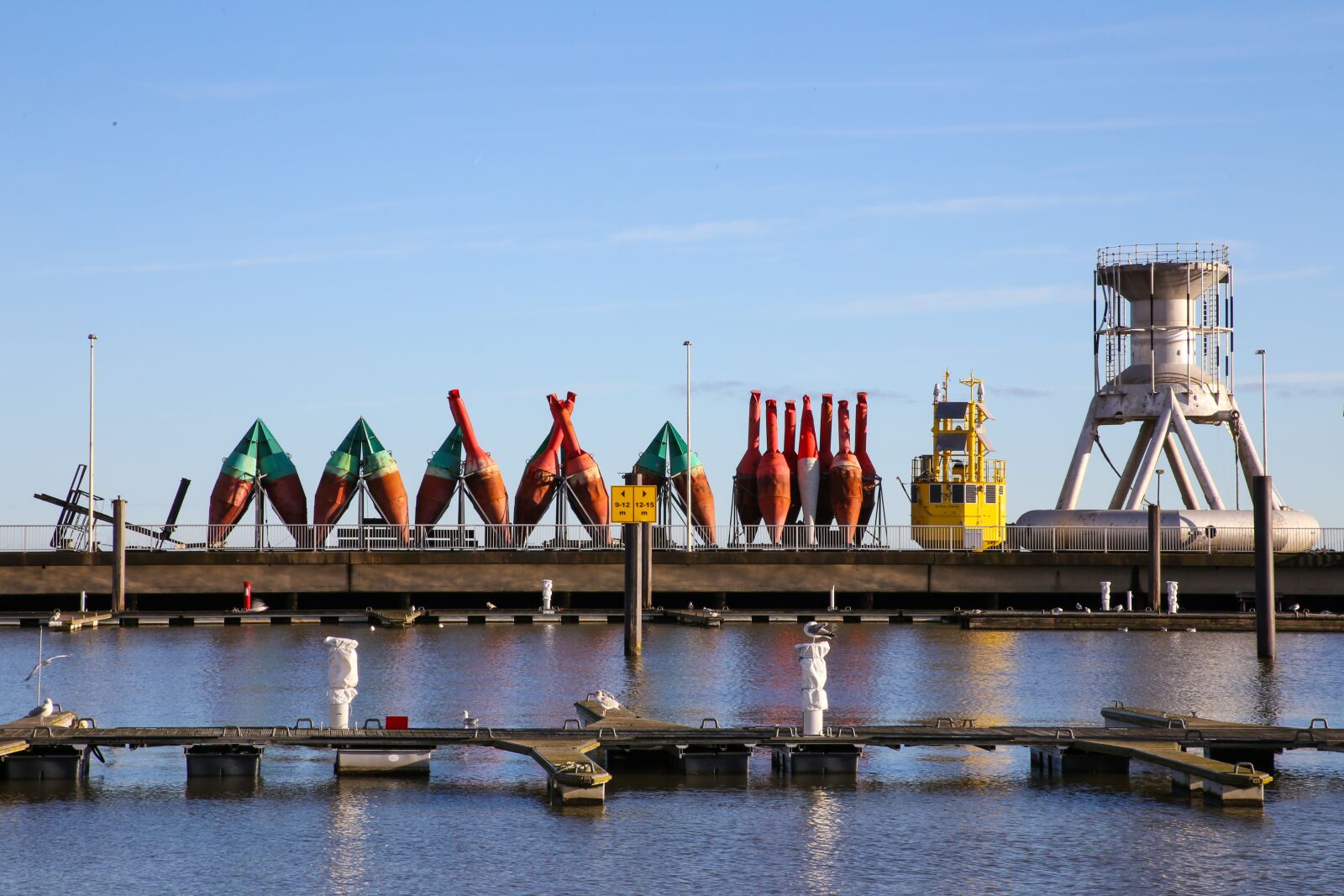 Canon EF 24-105mm F4L IS II USM sample photo. Port, buoys, industry photography