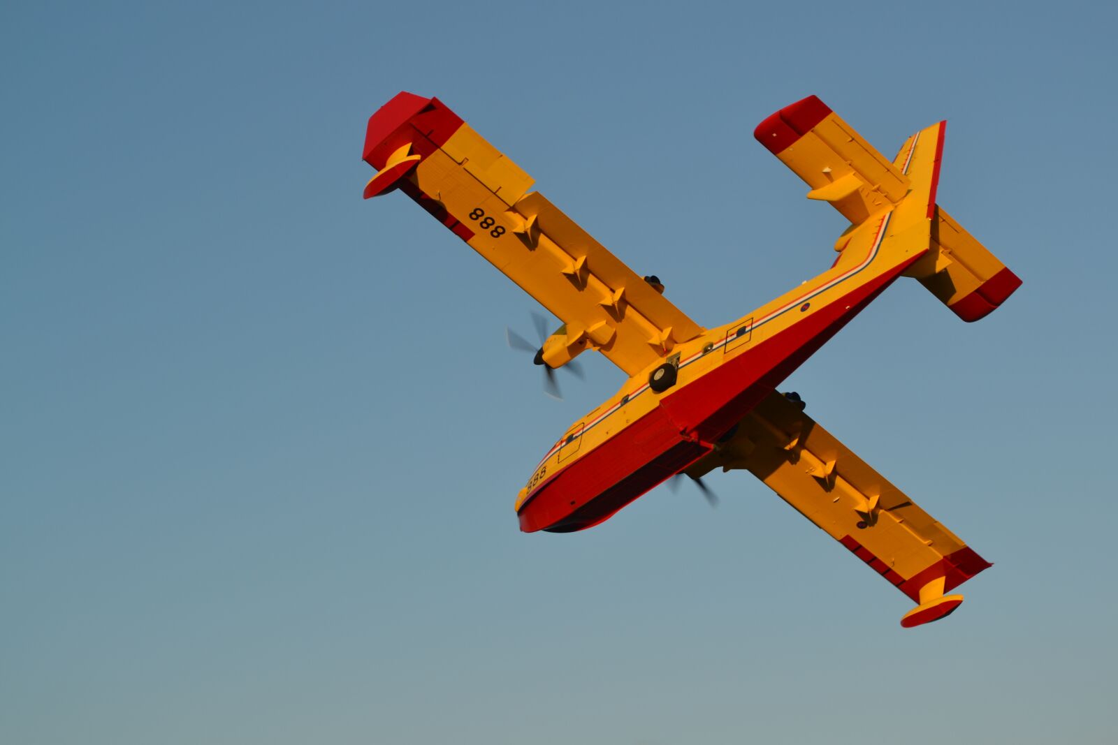 Nikon D3100 sample photo. Canadair firefighting plane, croatia photography