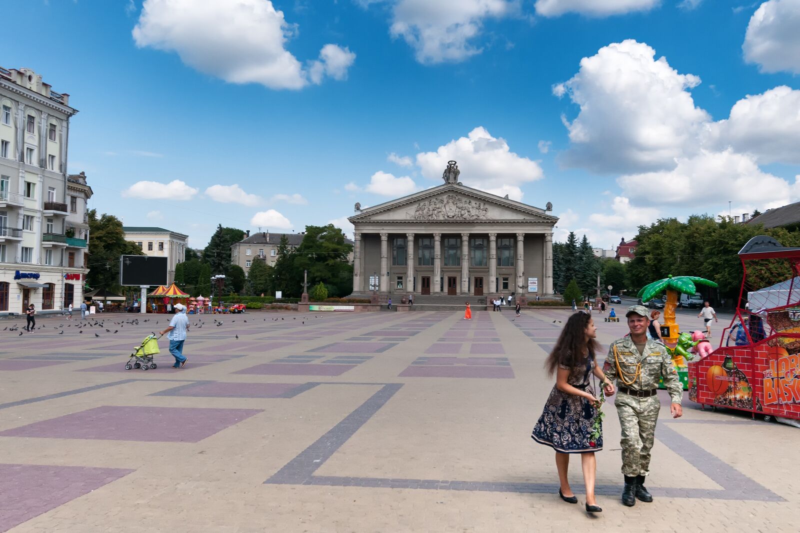Nikon D300S sample photo. Space, theater, ternopil photography