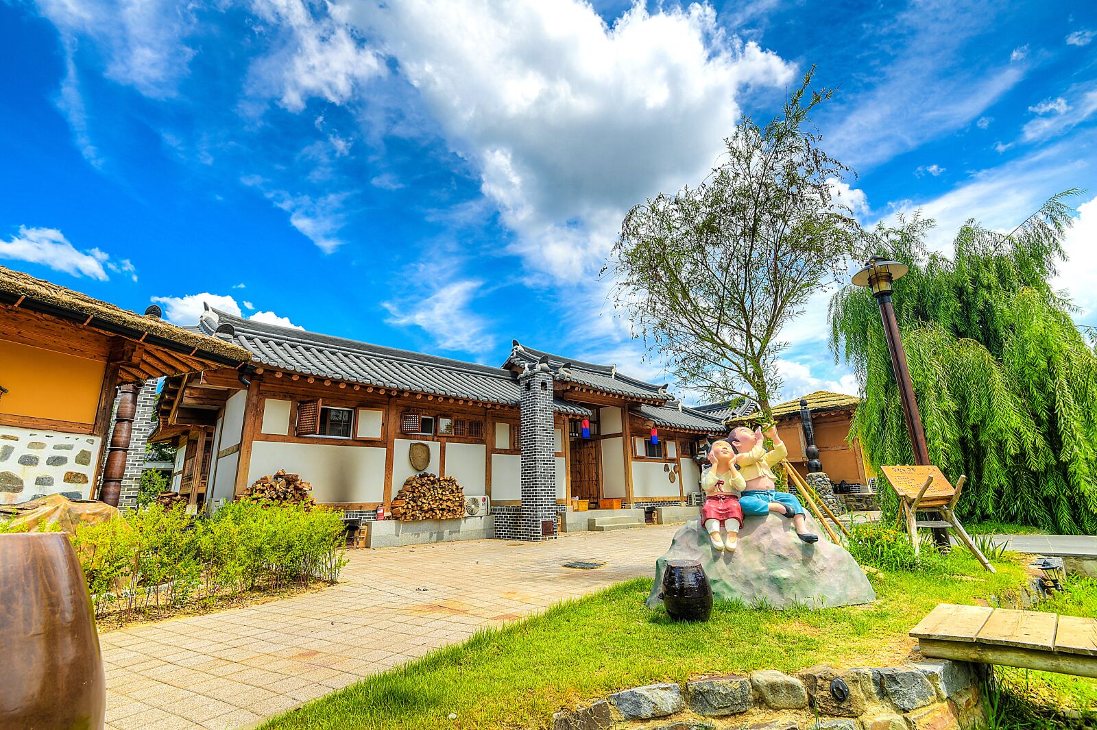 Nikon D5 sample photo. Gongju city, traditional village photography