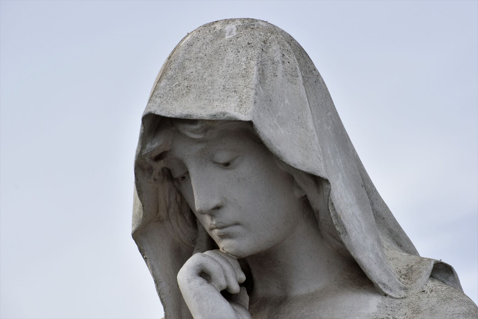 Nikon D3300 sample photo. White stone statue, decoration photography