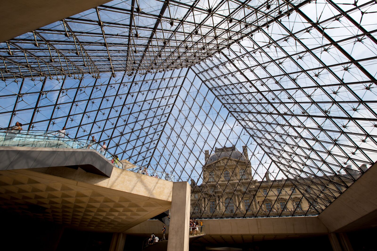 Canon EF 16-35mm F2.8L II USM sample photo. Paris, the louvre, pyramid photography