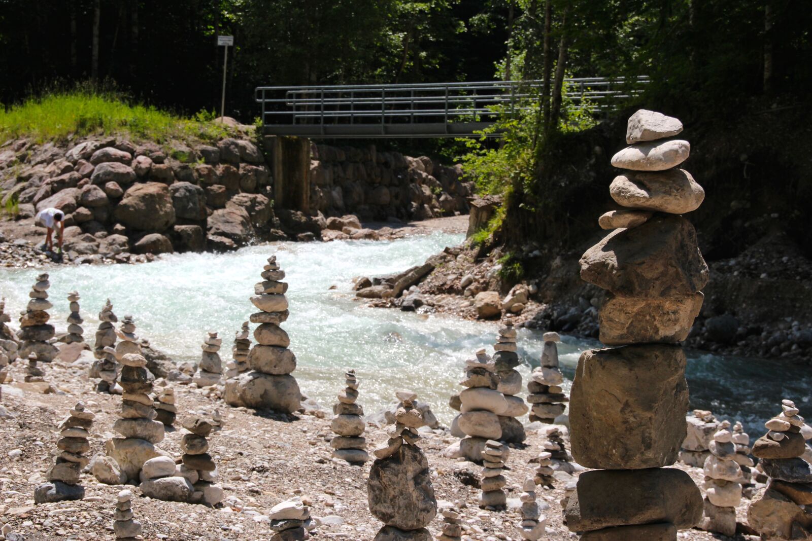 Canon EOS 600D (Rebel EOS T3i / EOS Kiss X5) sample photo. Stone park, stones, stack photography