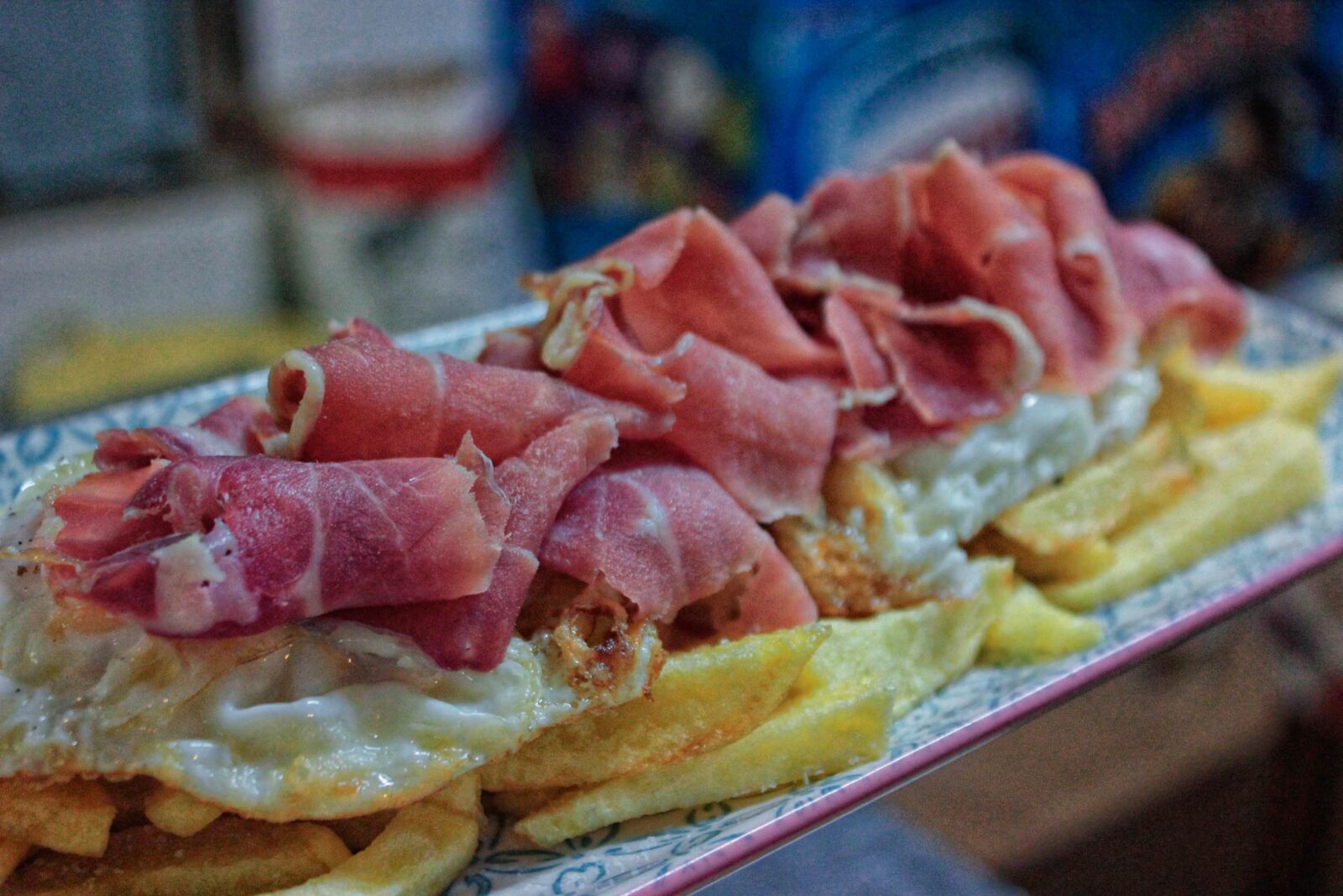 Canon EOS 600D (Rebel EOS T3i / EOS Kiss X5) sample photo. Eggs, ham, food photography