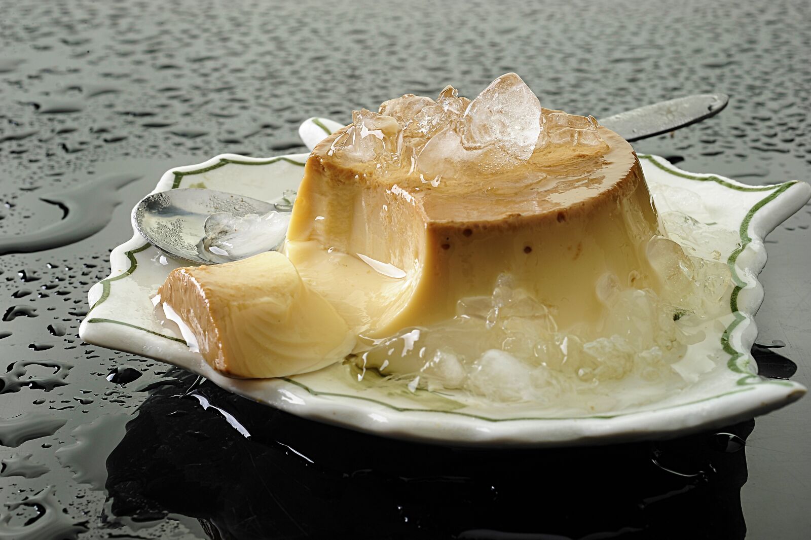 Nikon D700 sample photo. Food, flan, cake photography