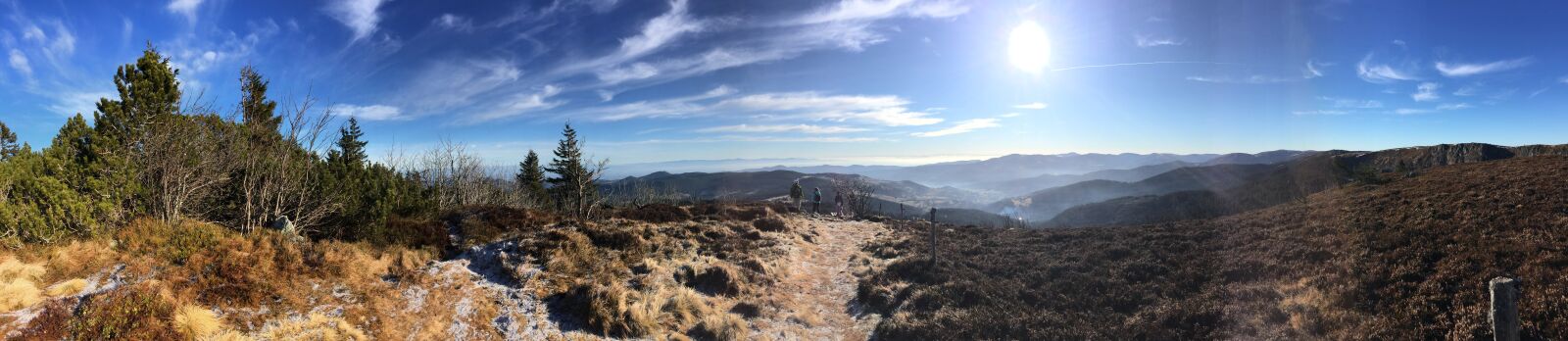 iPhone 6 back camera 4.15mm f/2.2 sample photo. Mountains, sun, sky photography