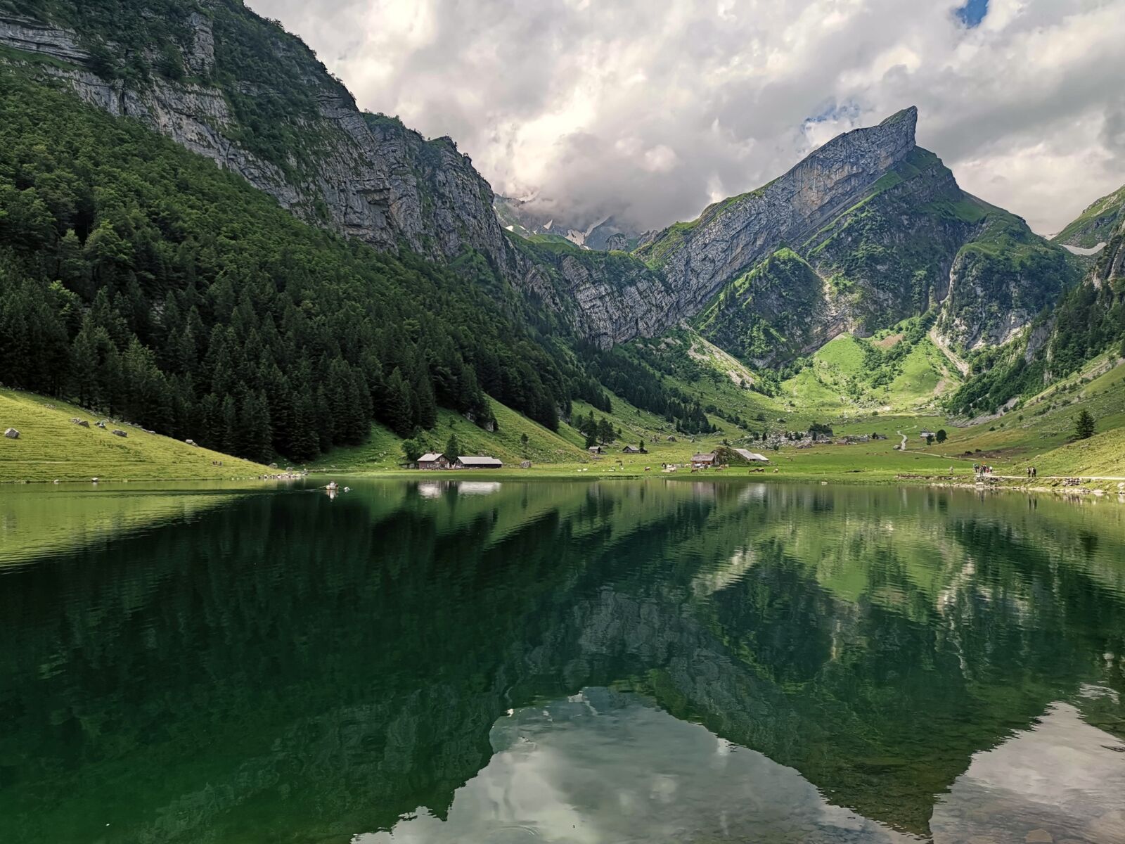 HUAWEI LYA-L29 sample photo. Seealpsee, switzerland, lake photography