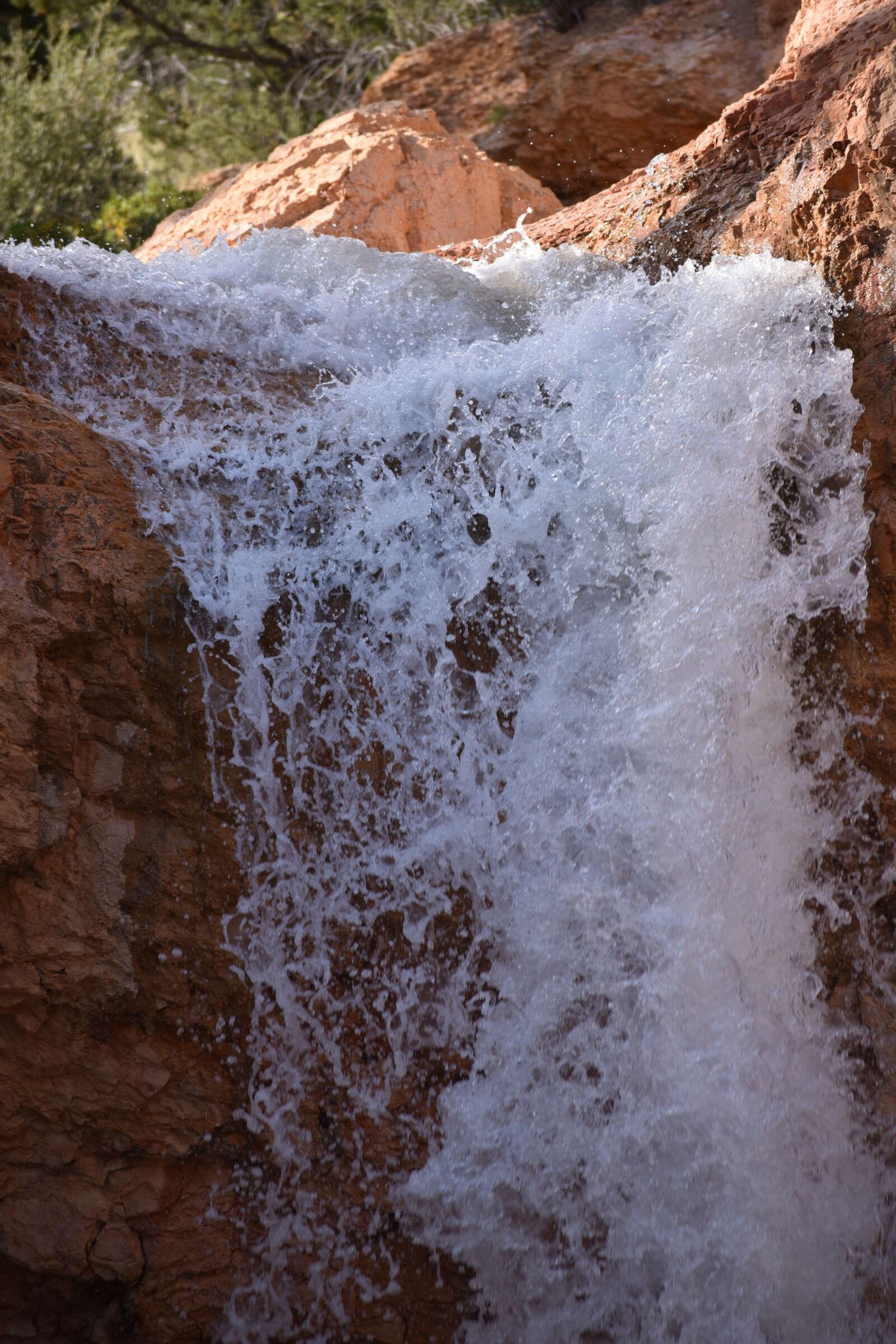 Nikon D5600 sample photo. Waterfall, water, rock photography