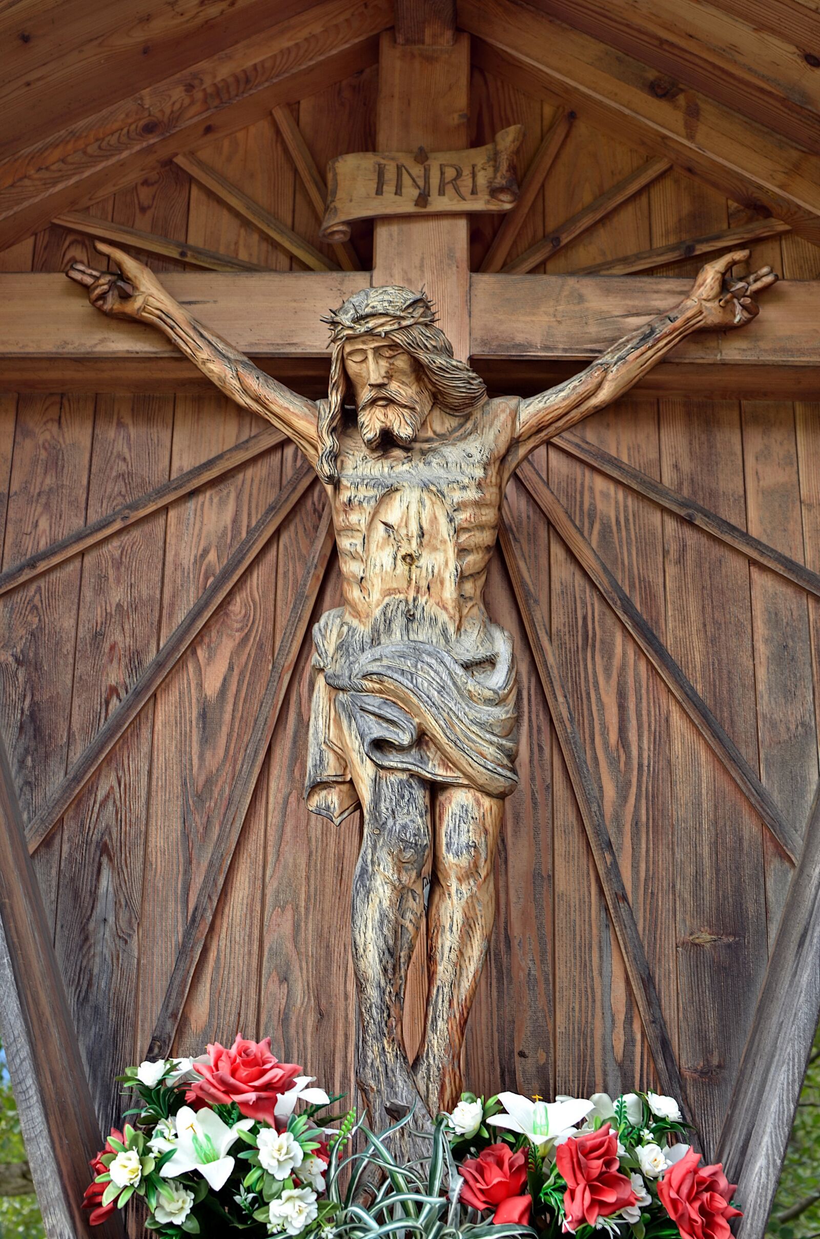 Nikon D7000 sample photo. Christ, the crucifixion, chapel photography