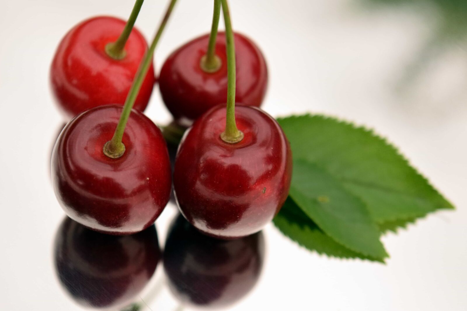 Nikon D3300 sample photo. Leaf, fruit, cherry, delicious photography