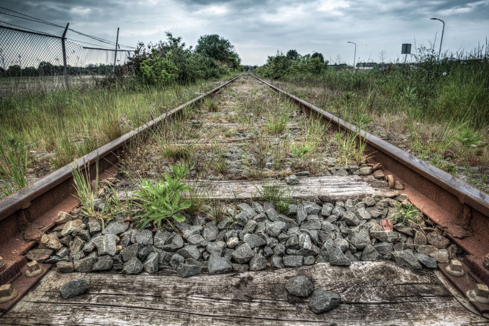 Nikon D610 sample photo. Tracks, abandoned, old photography