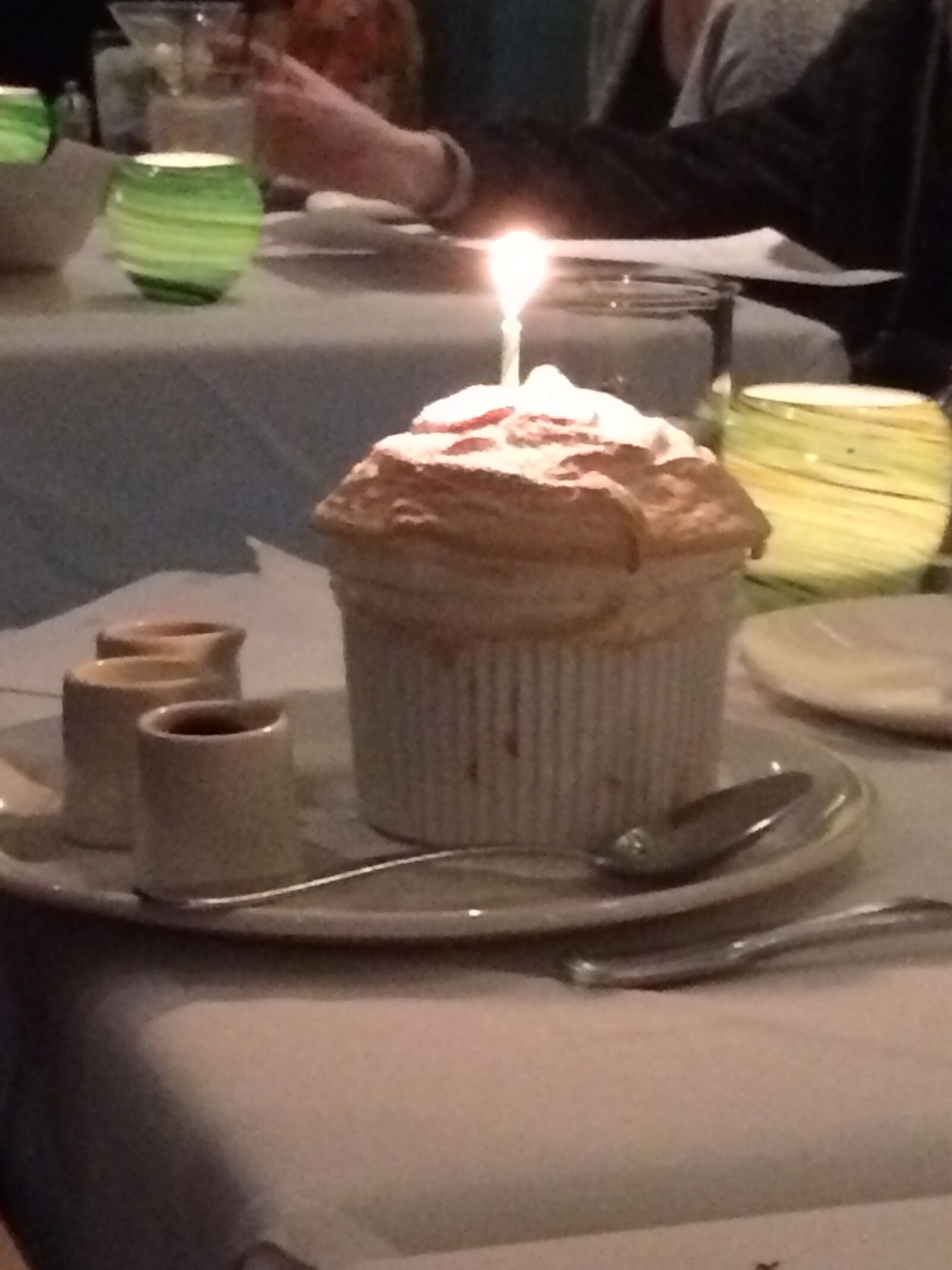 iPhone 5s back camera 4.15mm f/2.2 sample photo. Candle, cake, food photography