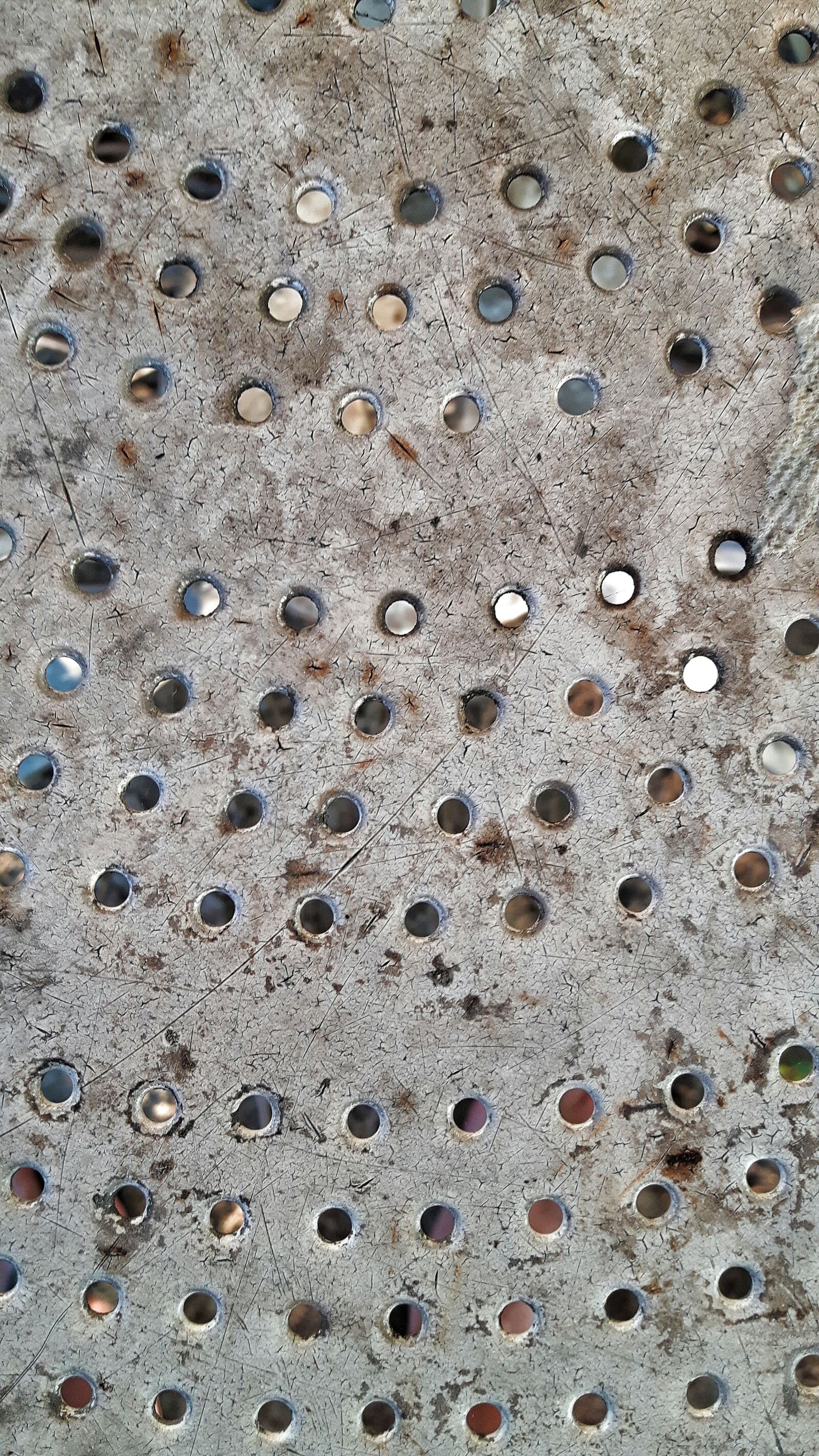 Samsung Galaxy S5 Neo sample photo. Iron, texture, paint photography