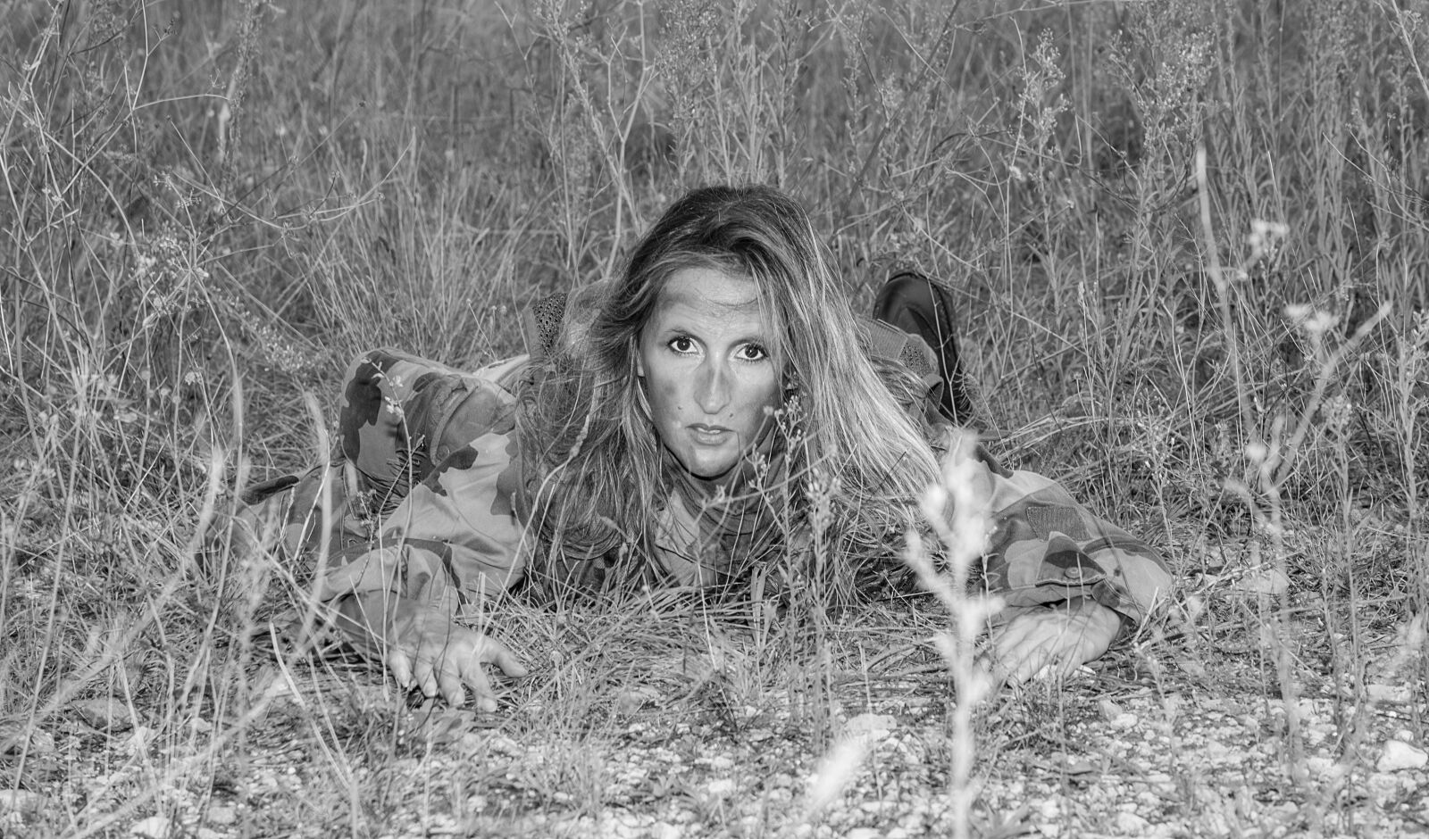 Canon EOS 5D Mark III sample photo. Woman, female, army photography