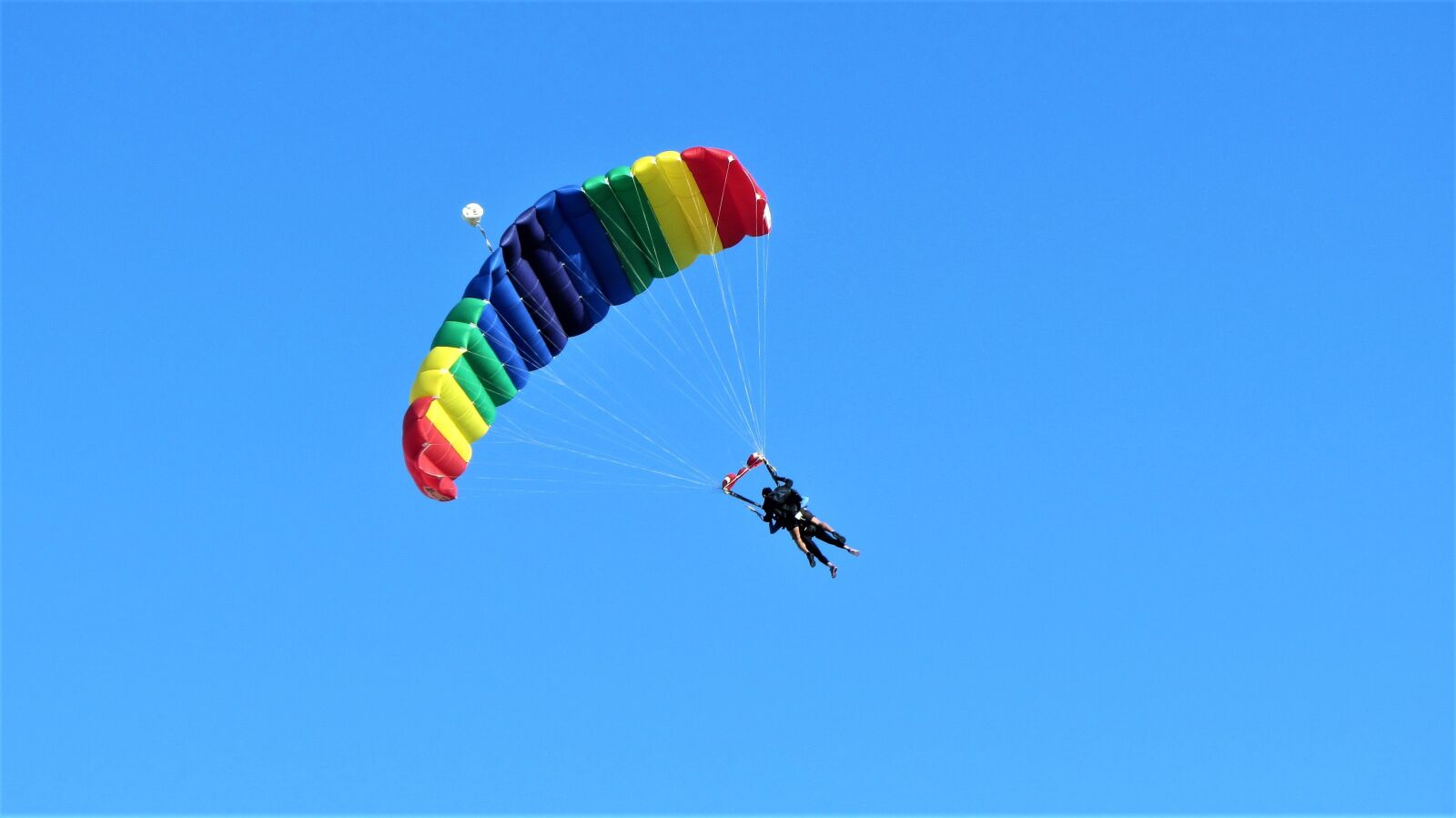 Canon PowerShot SX220 HS sample photo. Paragliding, parachute, plane photography