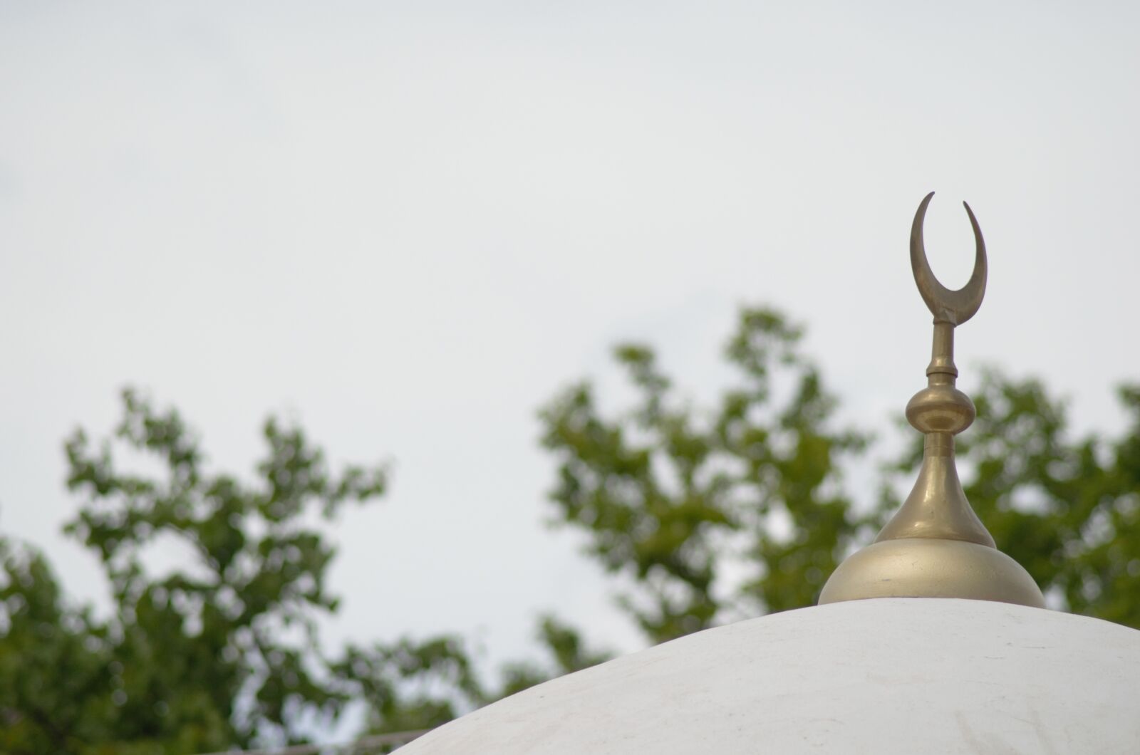 Nikon D5100 sample photo. Crescent, mosque, islam photography