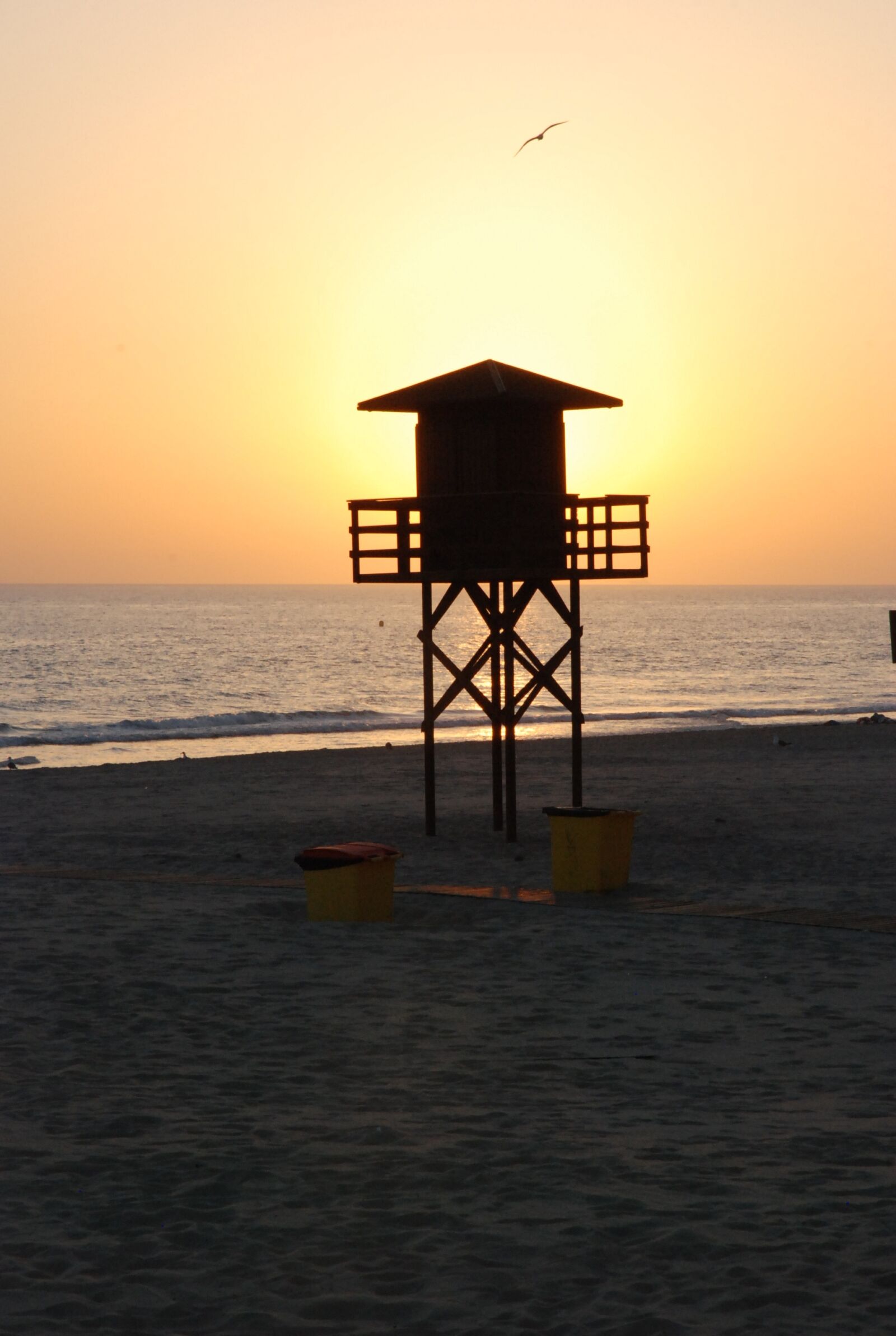 Nikon D80 sample photo. Sunset, cadiz, beach photography