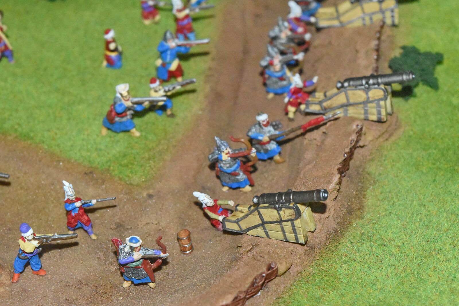 Nikon D5500 sample photo. Battle, battlefield, canon, miniature photography