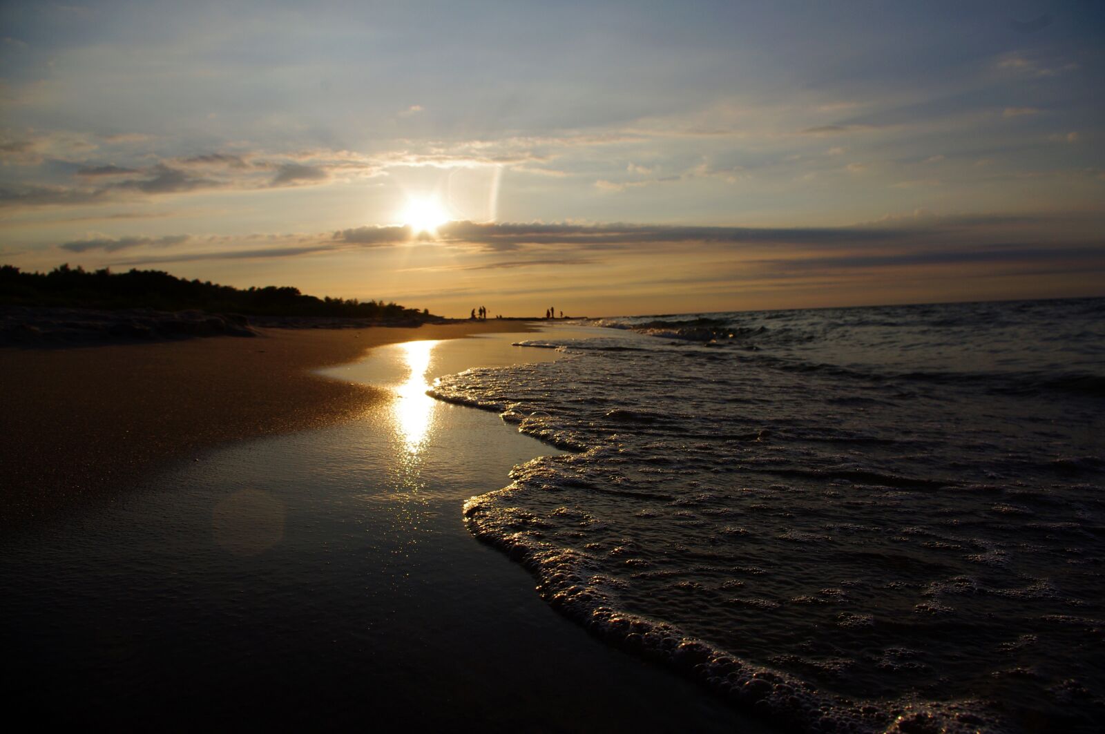 Pentax K-x sample photo. Beach, sea, west photography