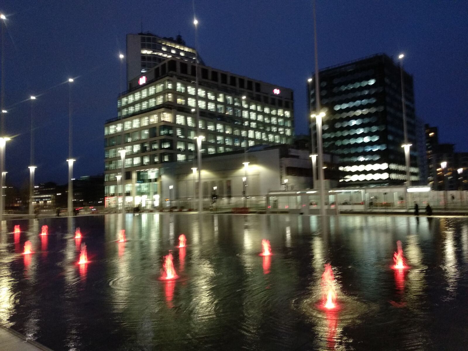 Xiaomi Mi A1 sample photo. Birmingham, city at night photography