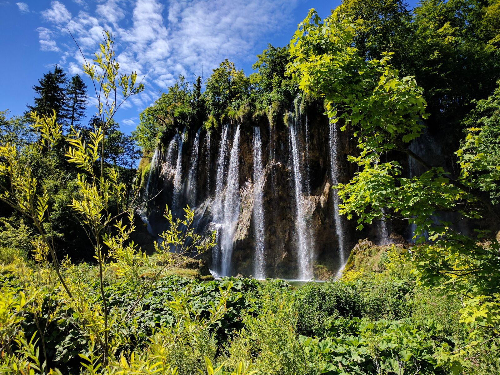 LG Nexus 5X sample photo. Croatia, national park, waterfall photography