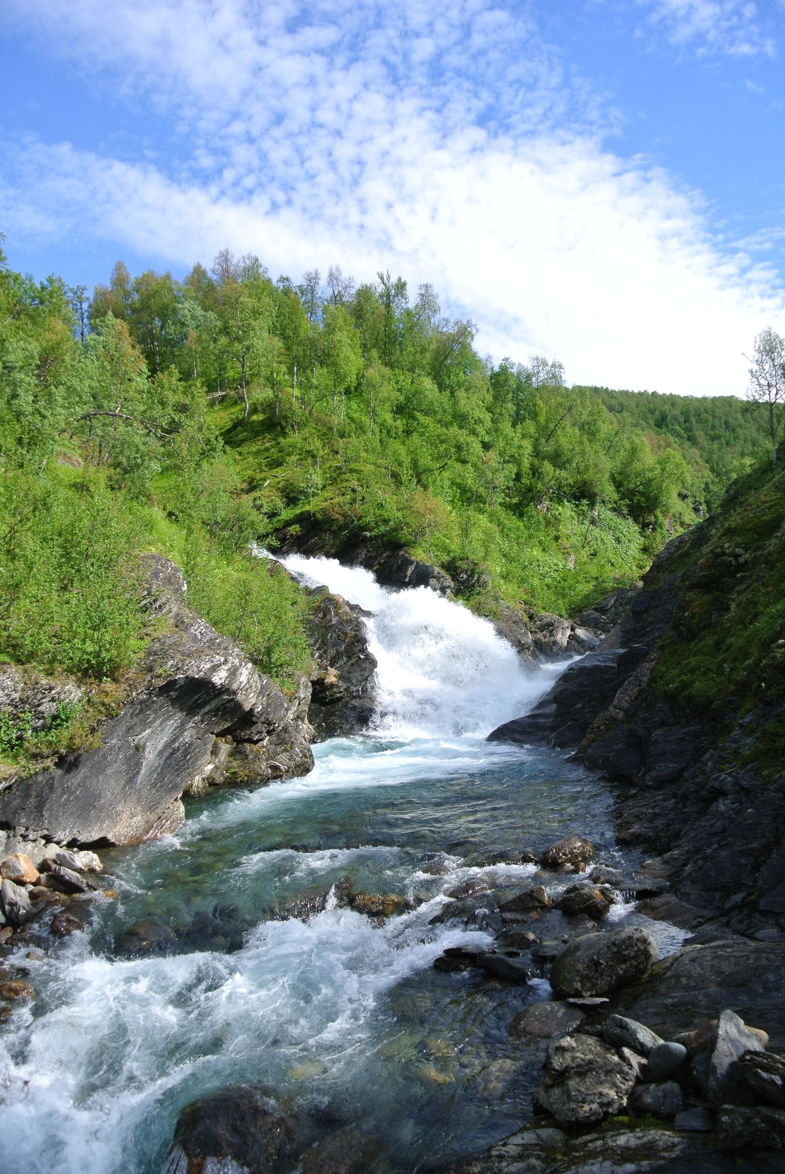 Nikon 1 J2 sample photo. Waterfall, sweden, landscape photography