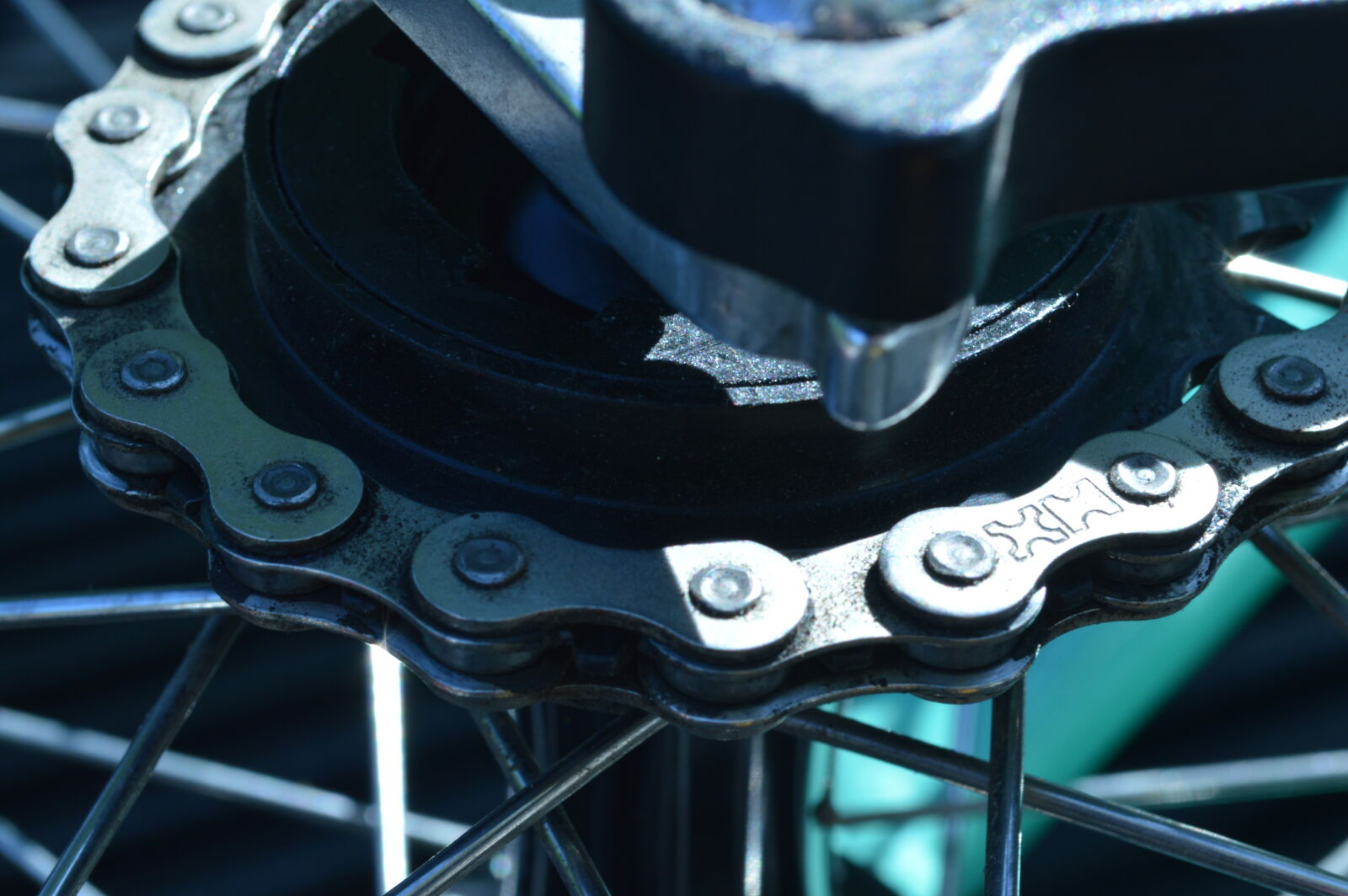 Nikon D3200 sample photo. Bike, bike, chain, bike photography