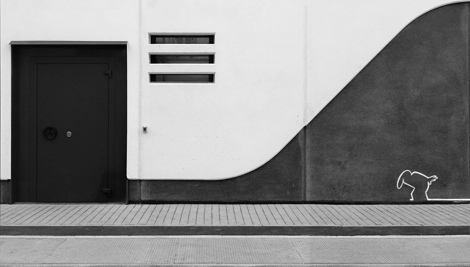 Samsung Galaxy S4 sample photo. White, nero, geometries photography