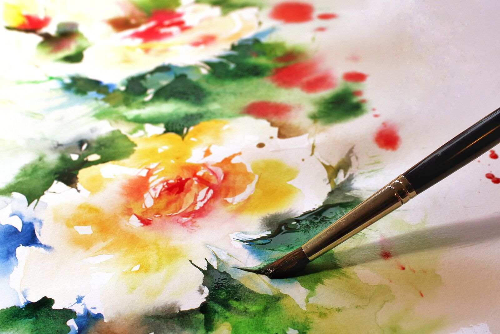 Canon EOS 1300D (EOS Rebel T6 / EOS Kiss X80) sample photo. Watercolour, brush, embroidery photography